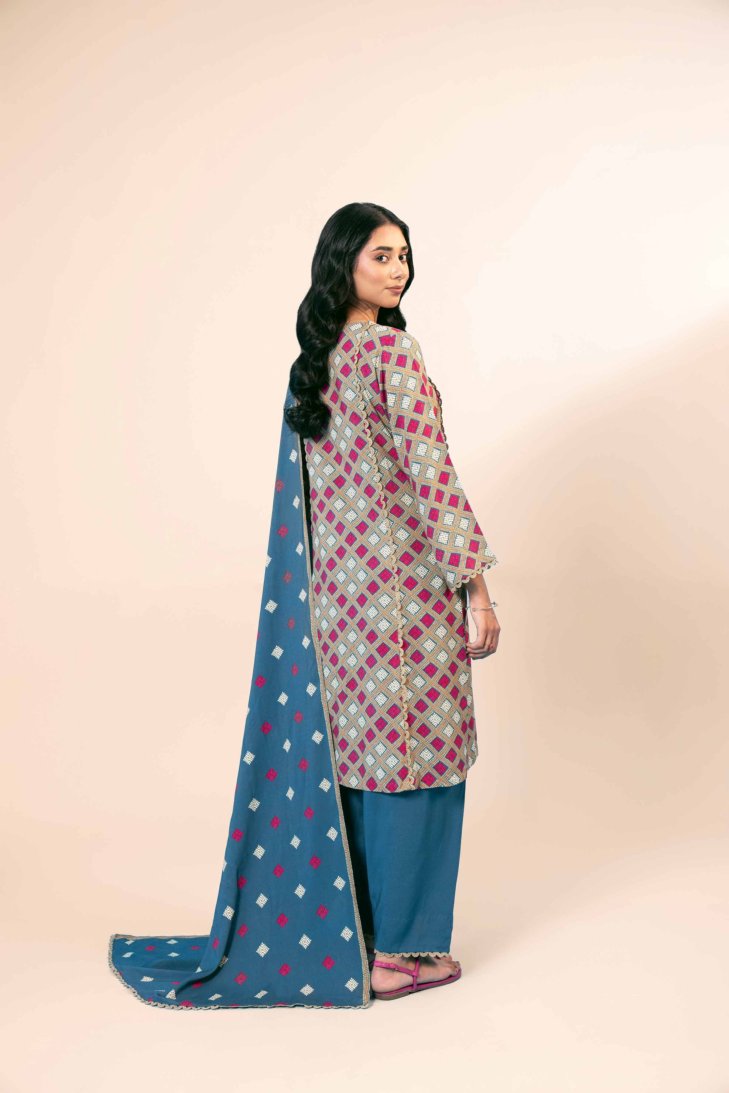 3 Piece - Printed Suit - 42404110 - Image 3