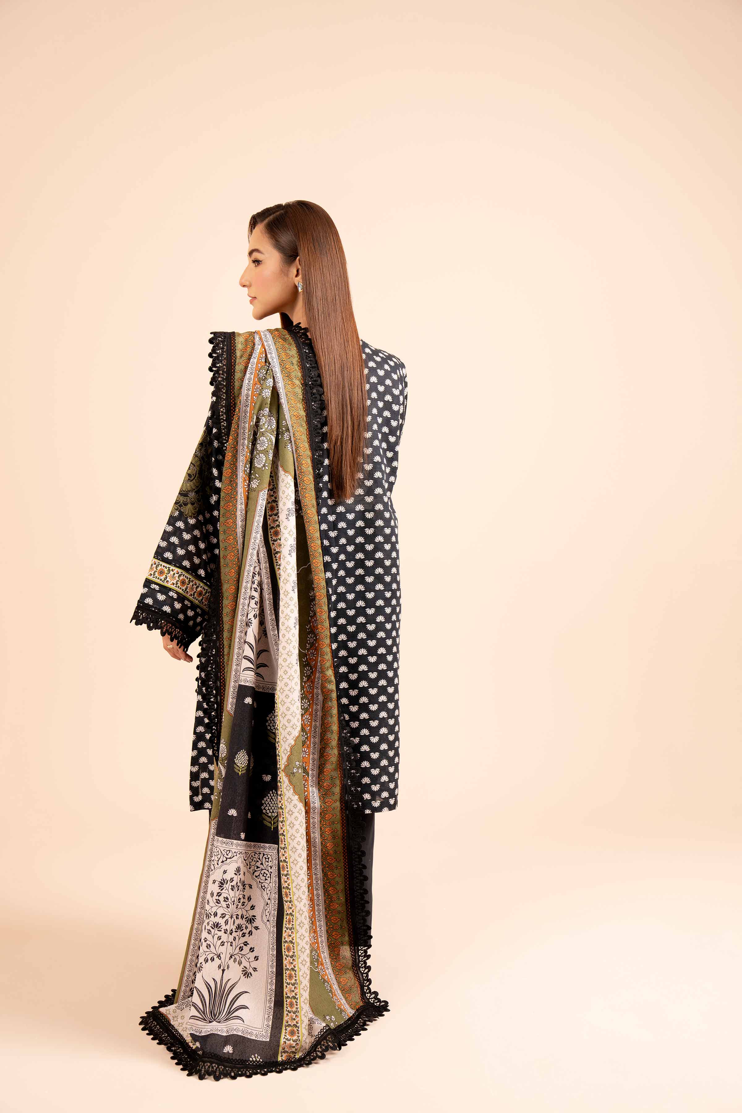 3 Piece - Printed Embroidered Suit - 42404126 - Image 3