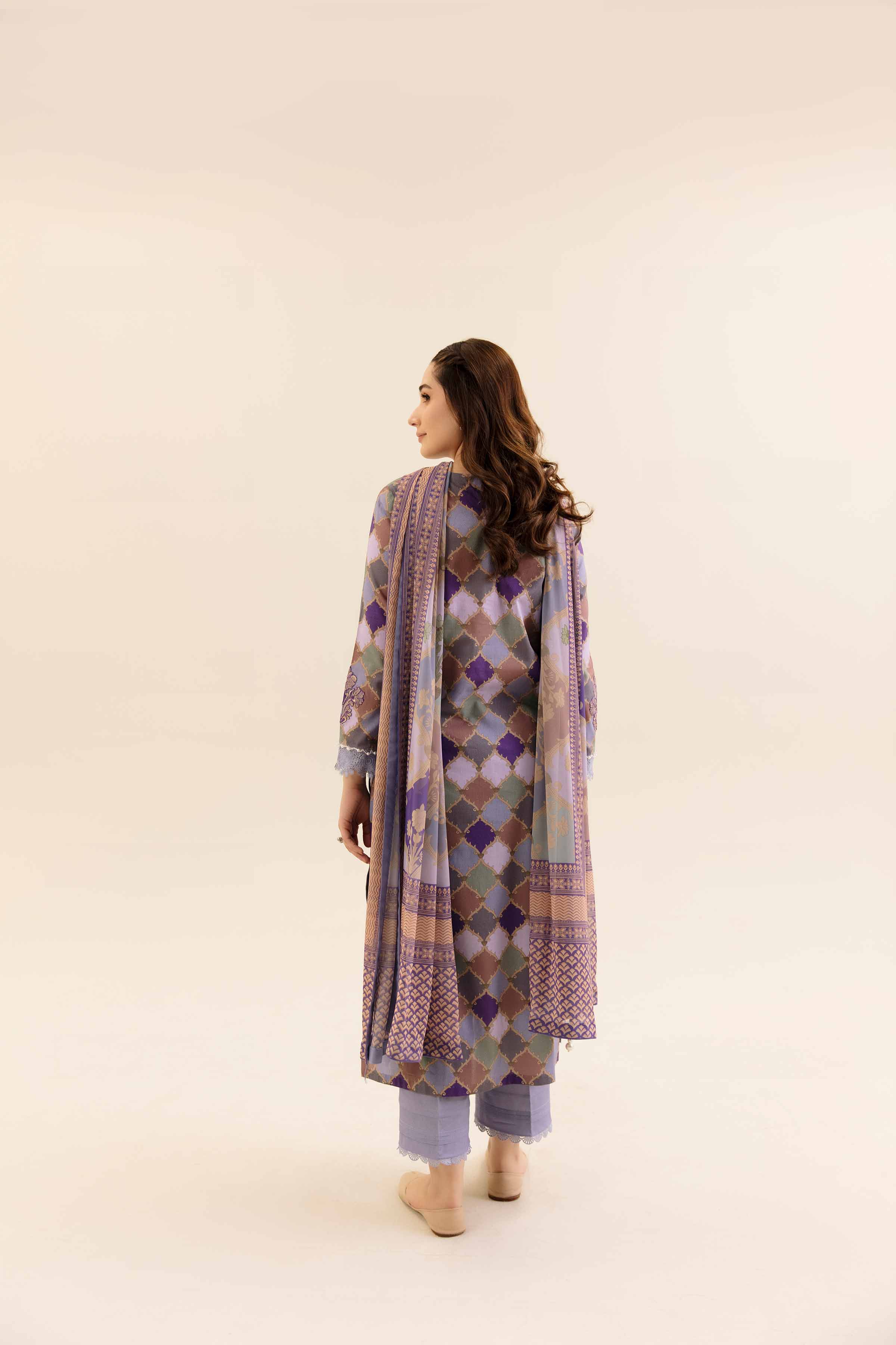 3 Piece - Printed Embroidered Suit - 42404141 - Image 3