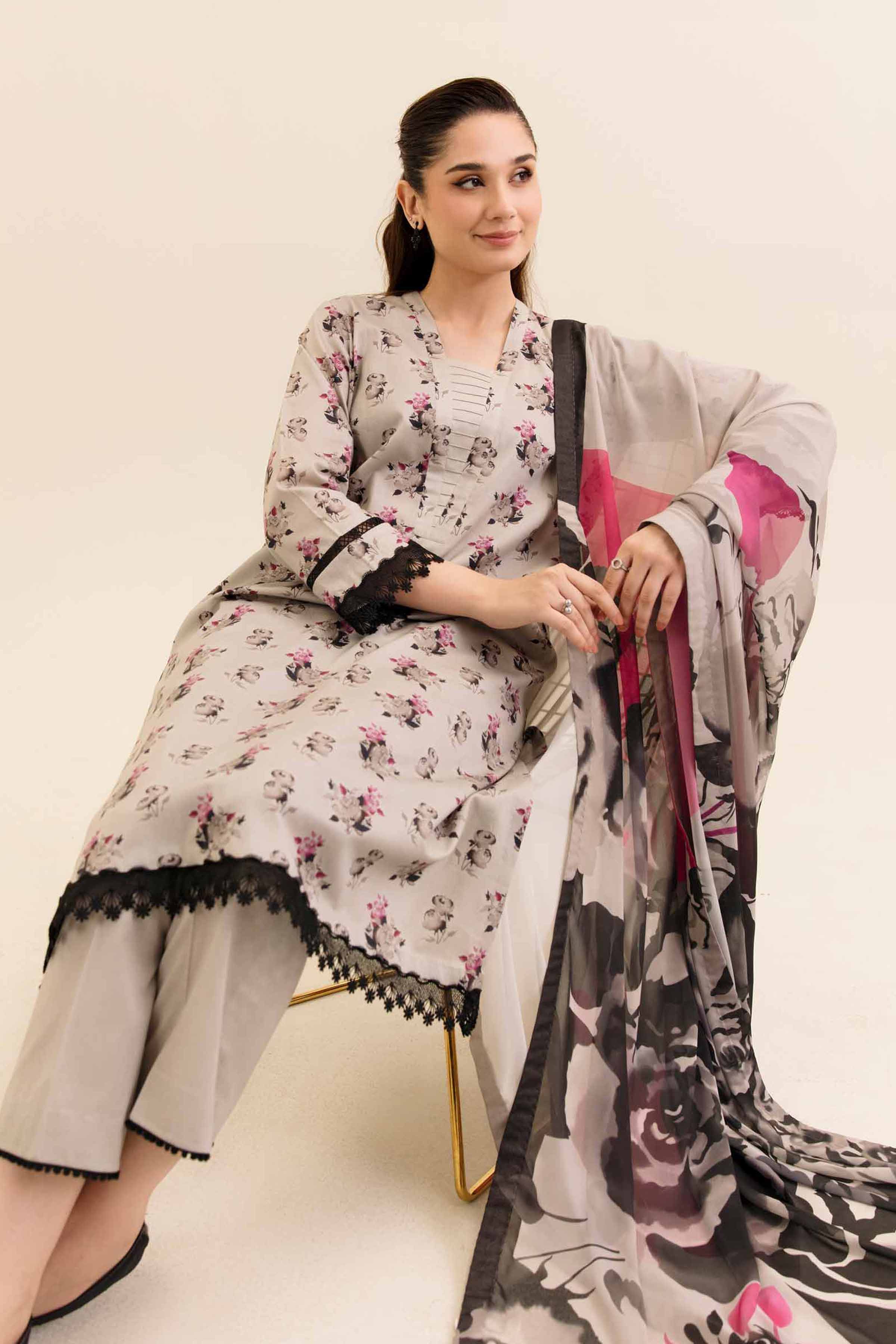 3 Piece - Printed Suit - 42404150 - Image 3