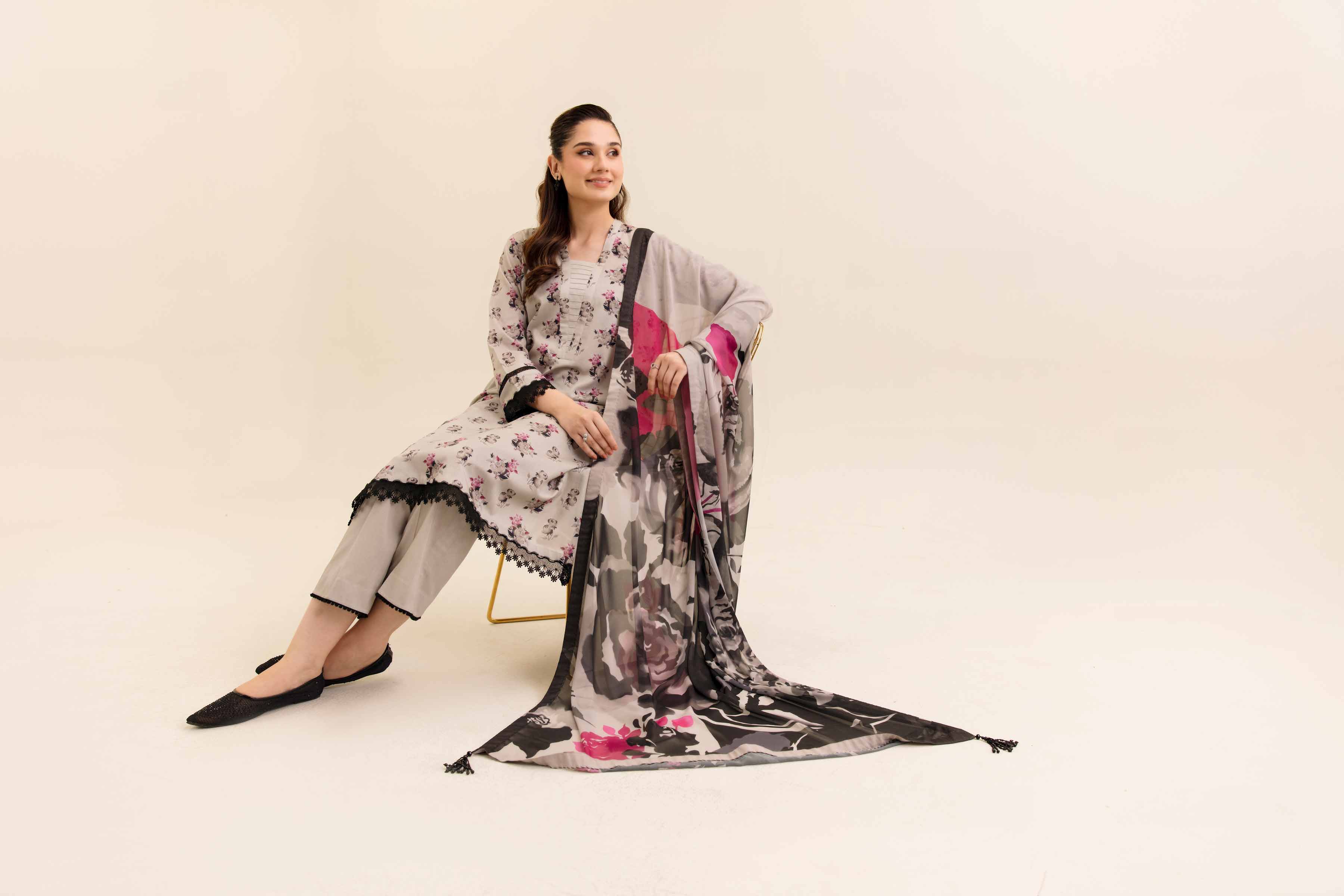 3 Piece - Printed Suit - 42404150 - Image 6