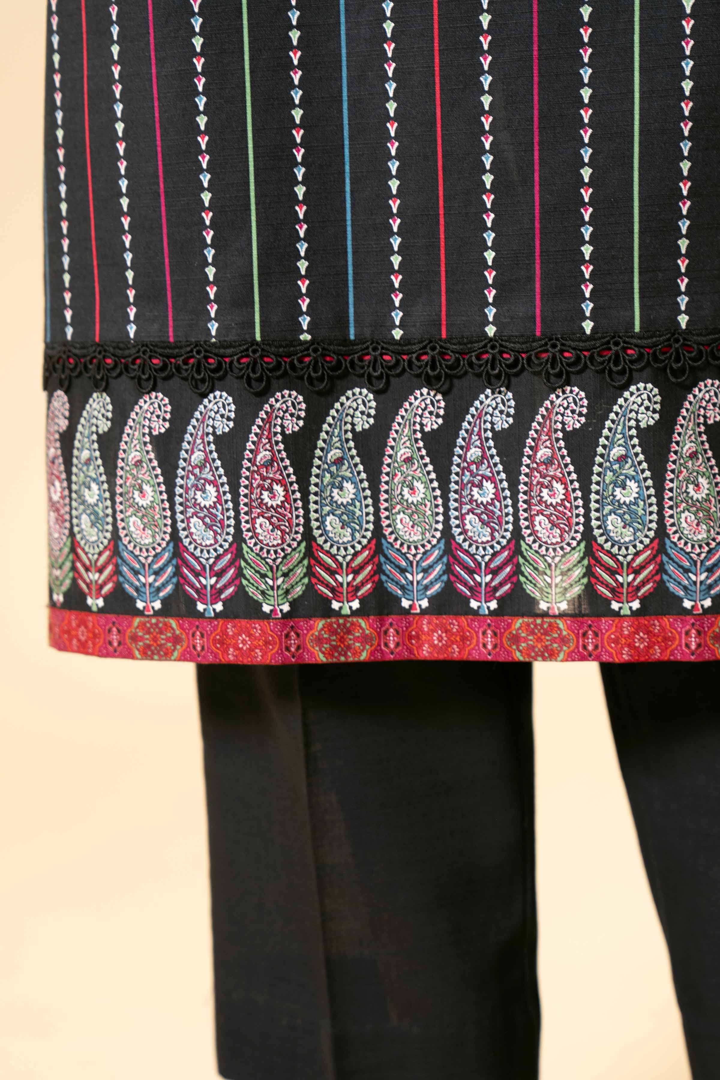 3 Piece - Printed Embroidered Suit - 42404181 - Image 6