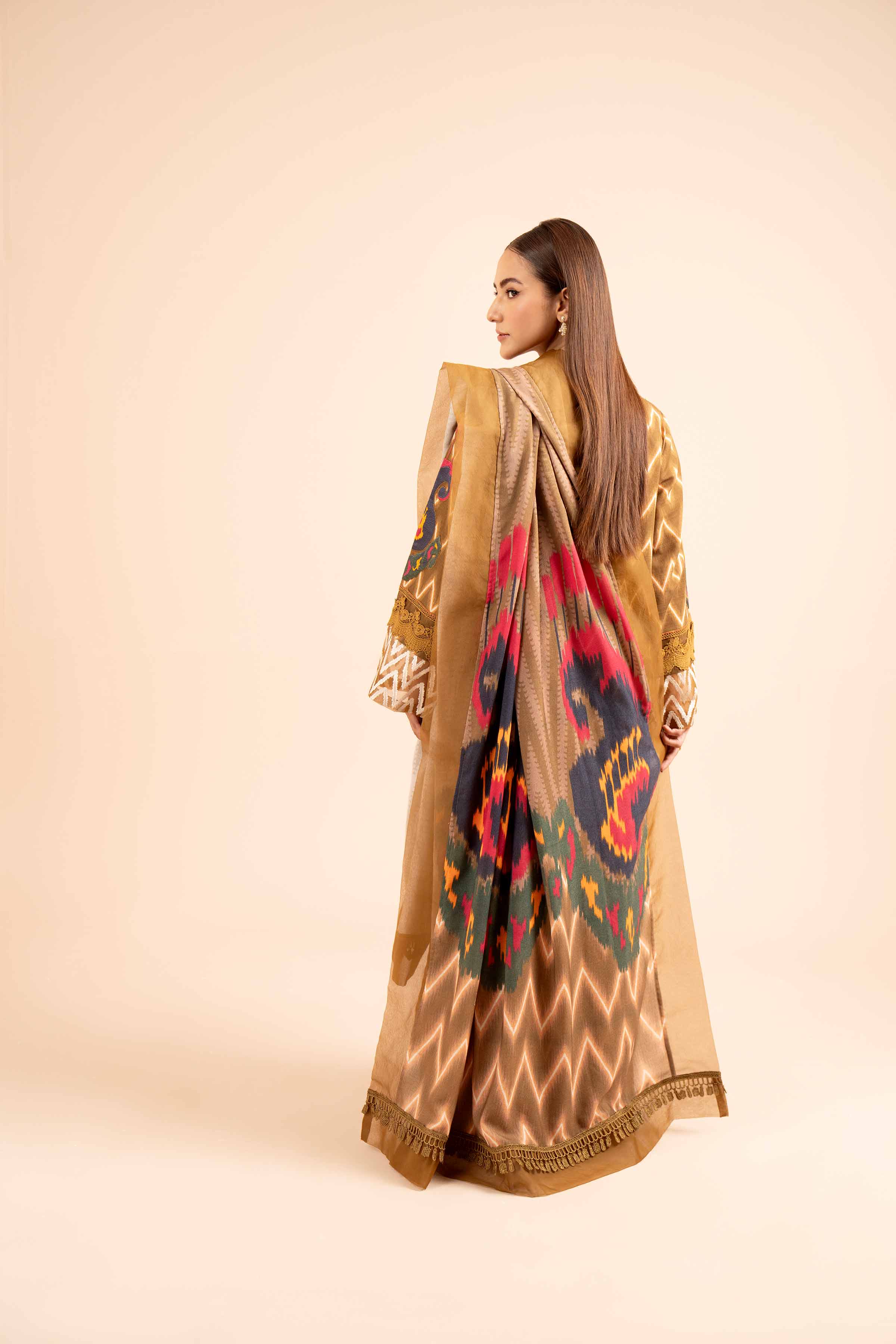 3 Piece - Printed Embroidered Suit - 42404197 - Image 3