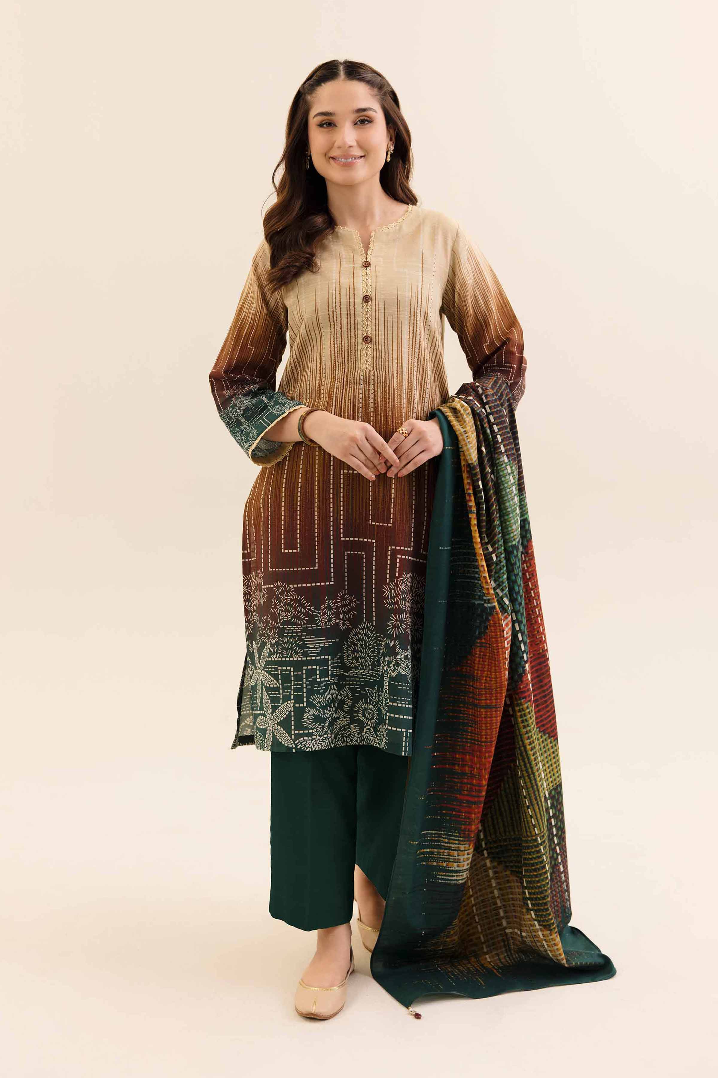 3 Piece - Digital Printed Suit - 42404225 - Image 2
