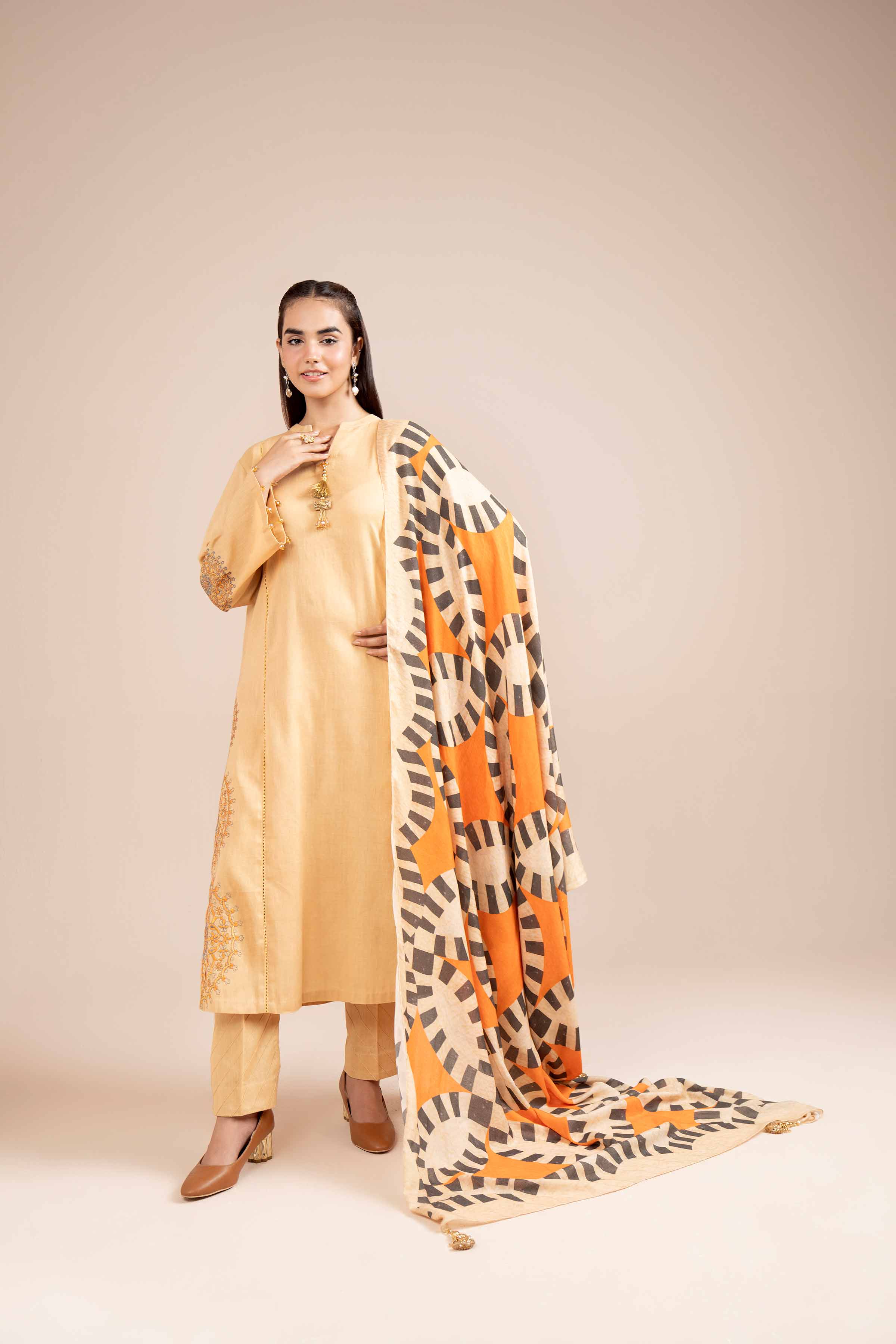 3 Piece - Embroidered Suit - 42404235 - Image 6