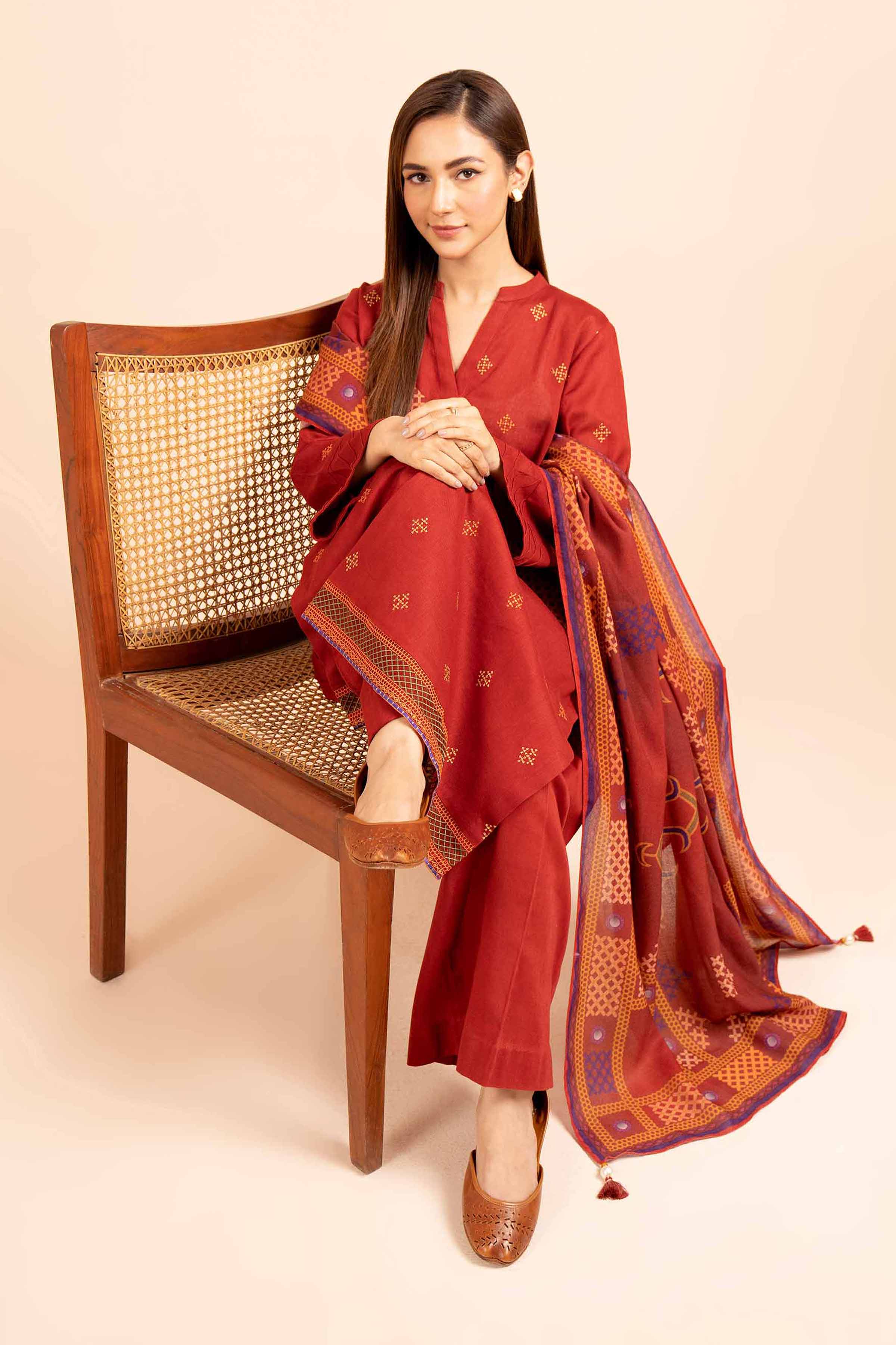 3 Piece - Embroidered Suit - 42404237 - Image 2