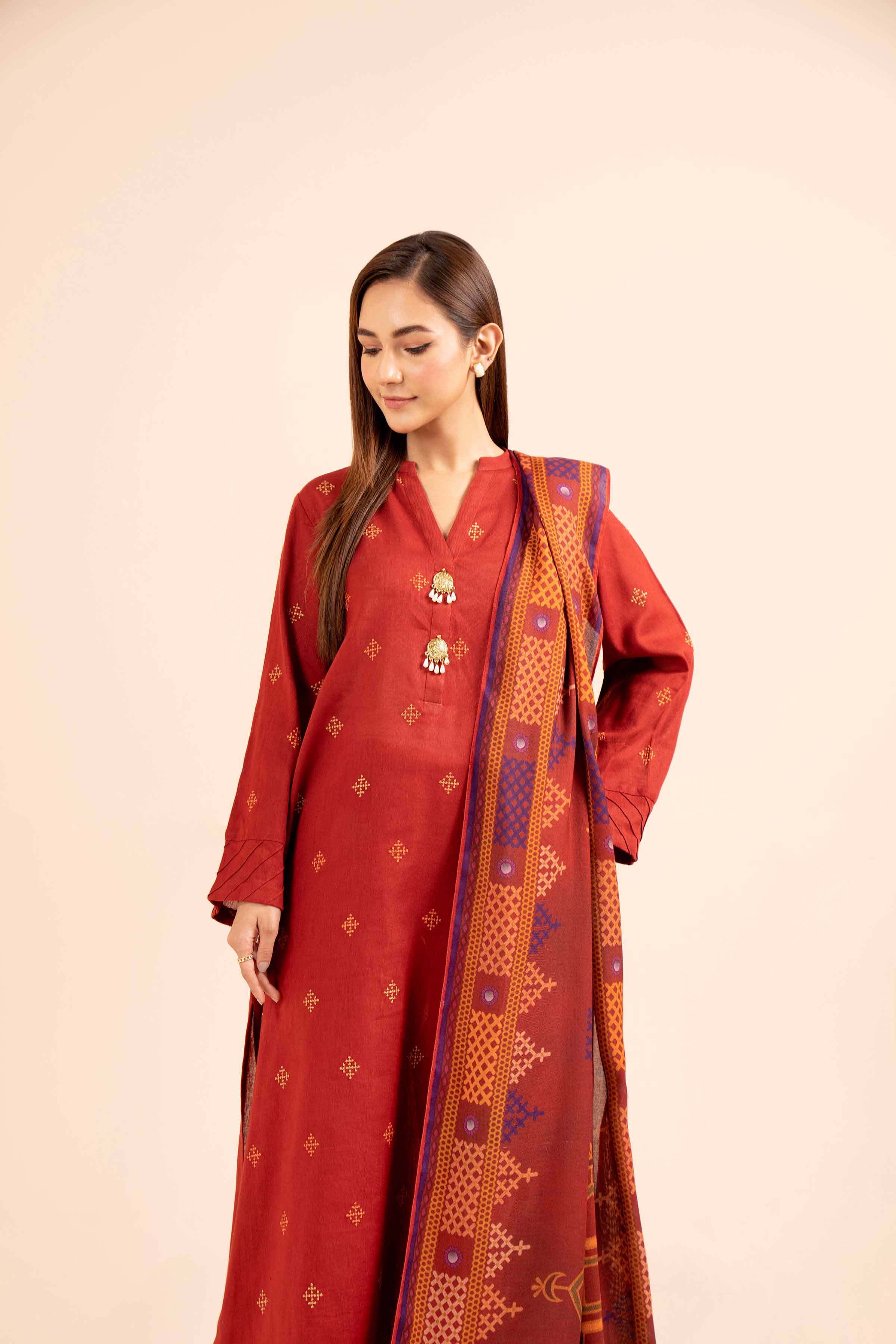 3 Piece - Embroidered Suit - 42404237 - Image 6