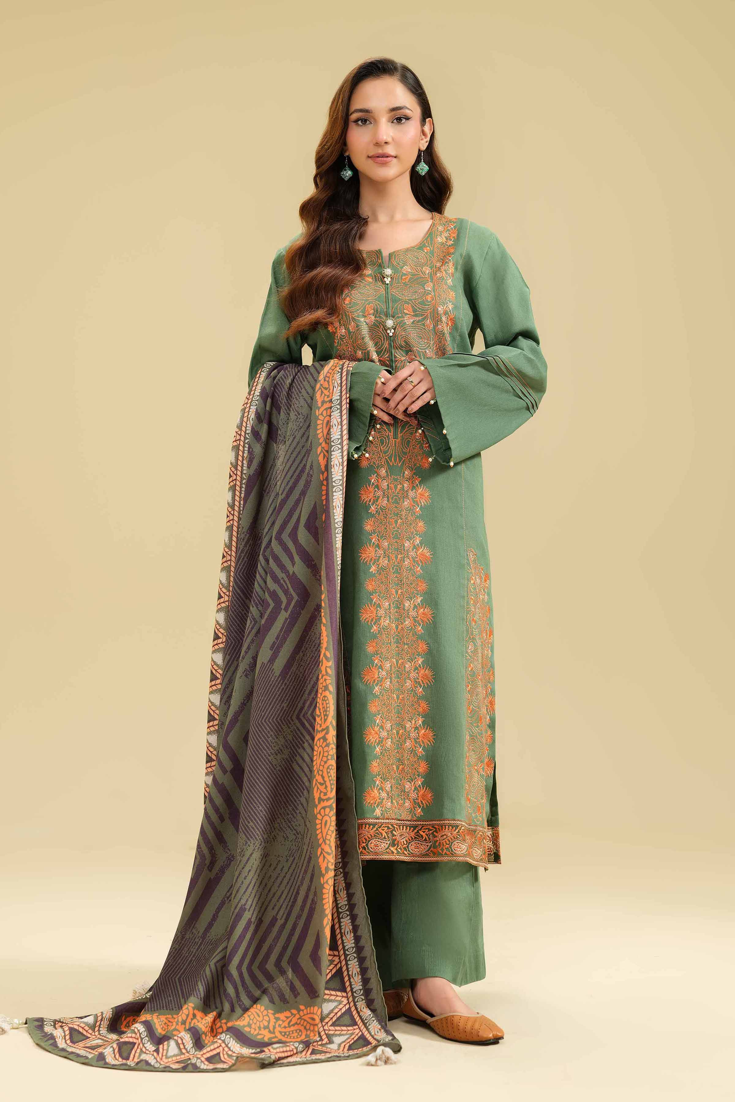 3 Piece - Embroidered Suit - 42404238