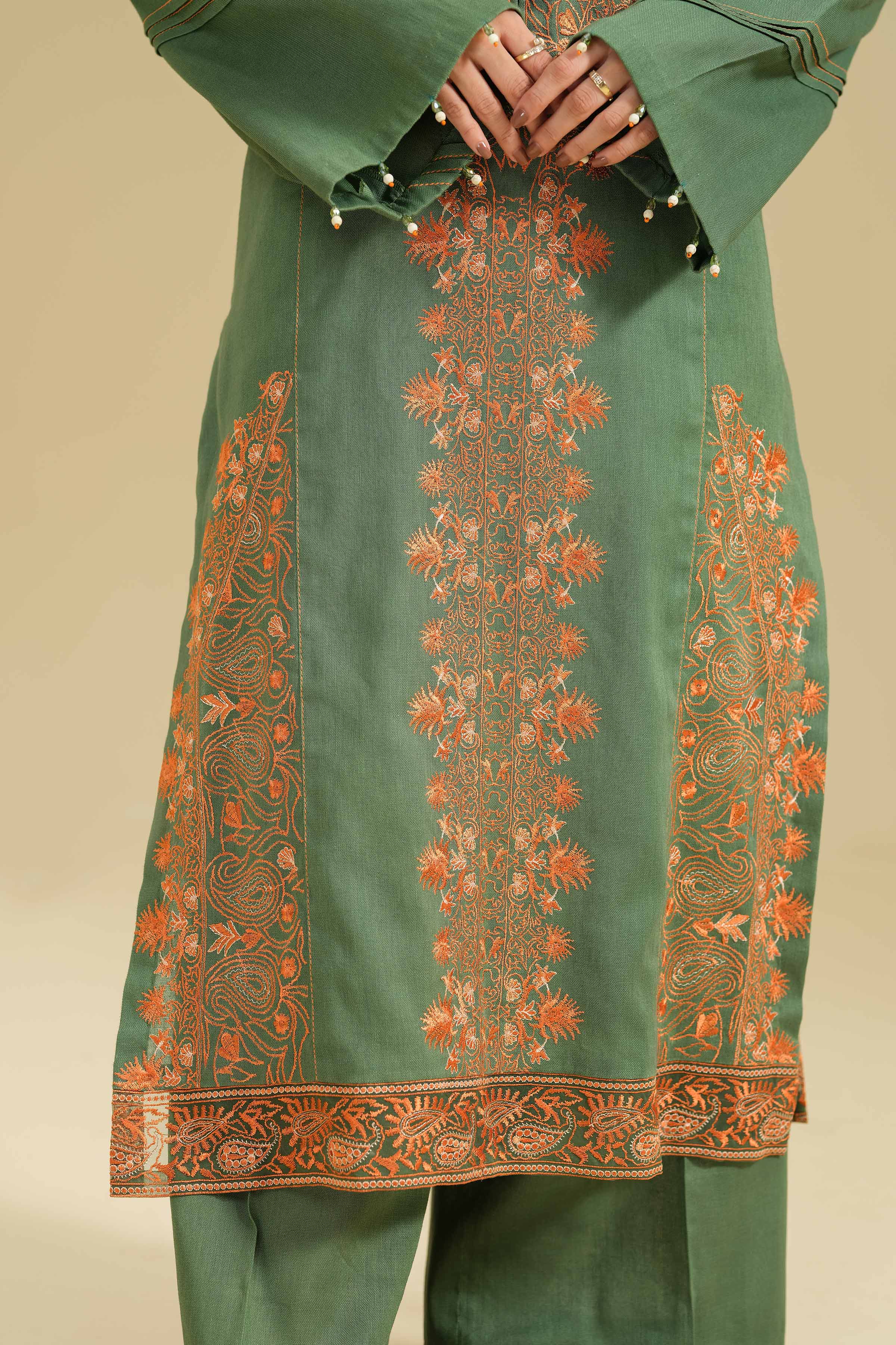 3 Piece - Embroidered Suit - 42404238 - Image 5