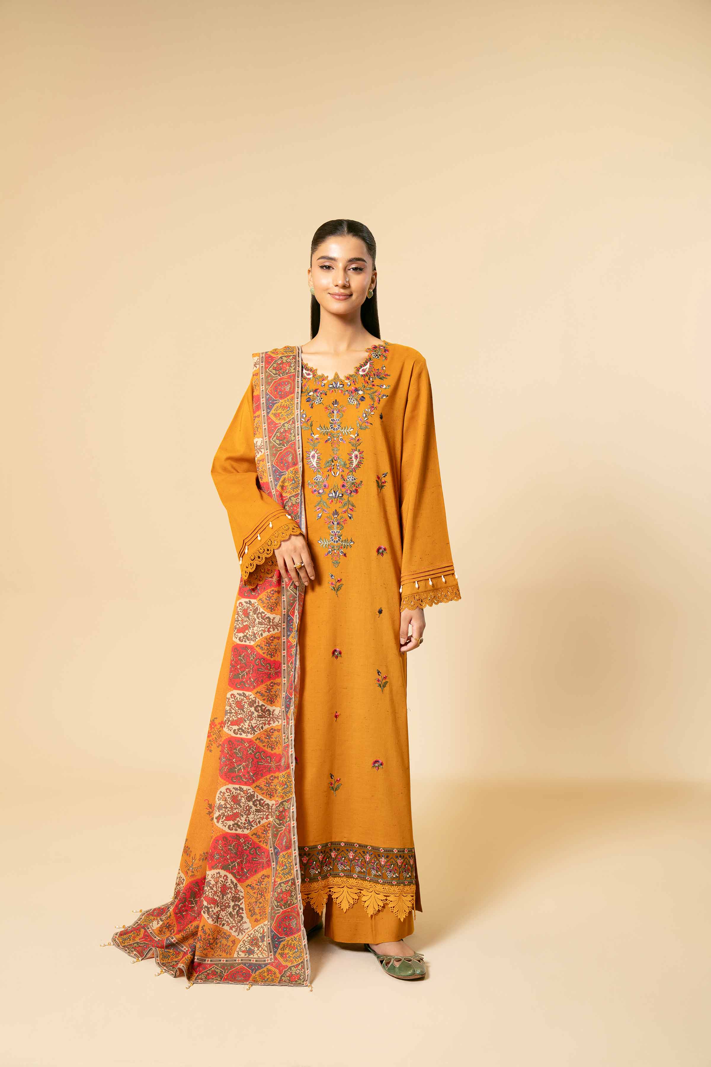 3 Piece - Embroidered Suit - 42404243 - Image 6