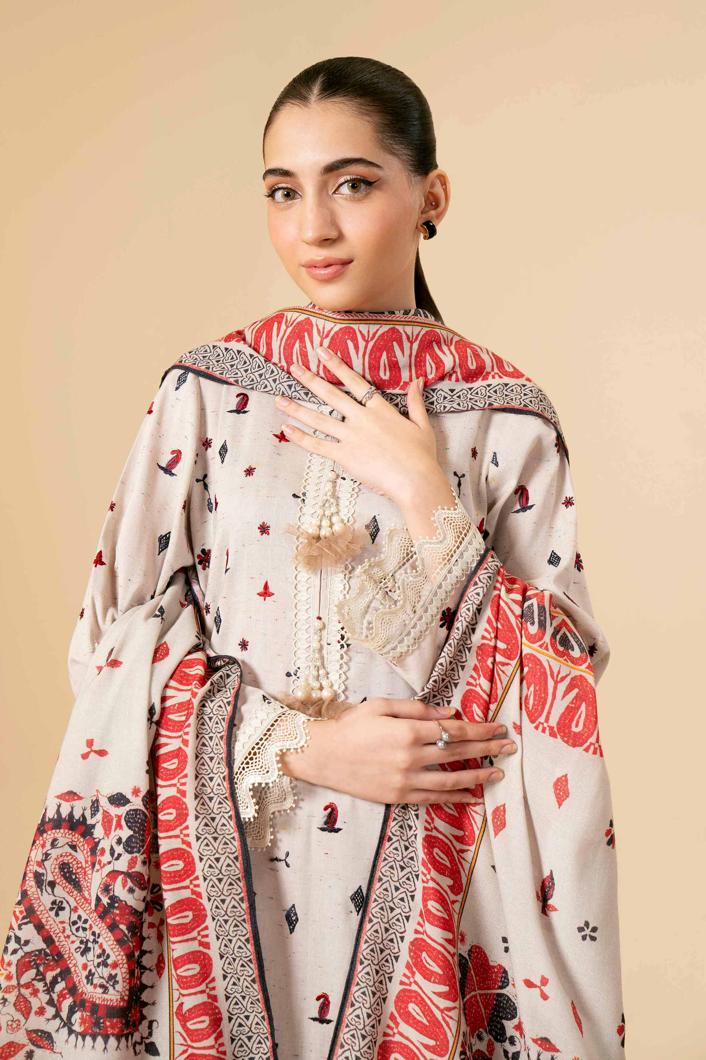 3 Piece - Embroidered Suit - 42404248 - Image 2