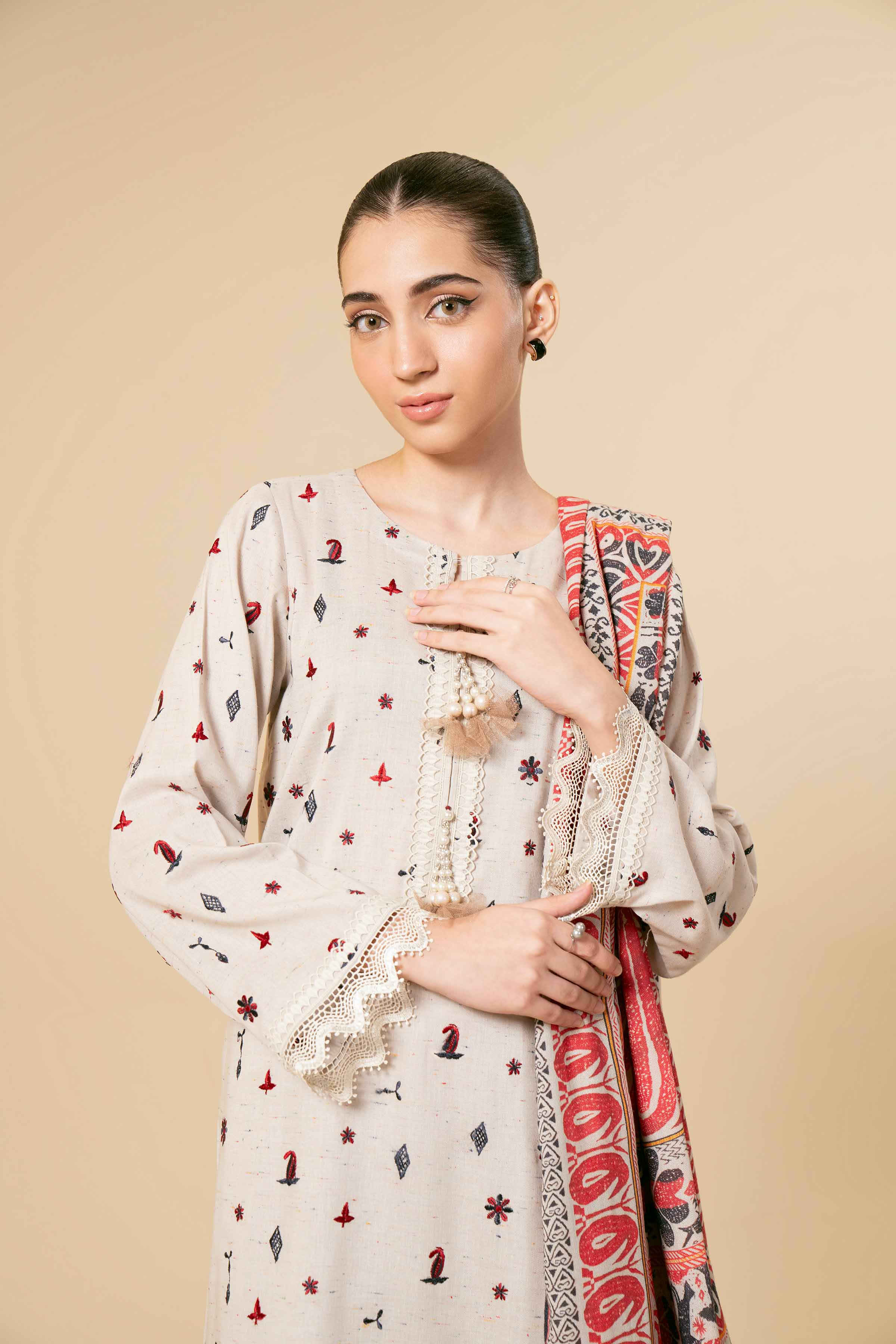 3 Piece - Embroidered Suit - 42404248 - Image 6