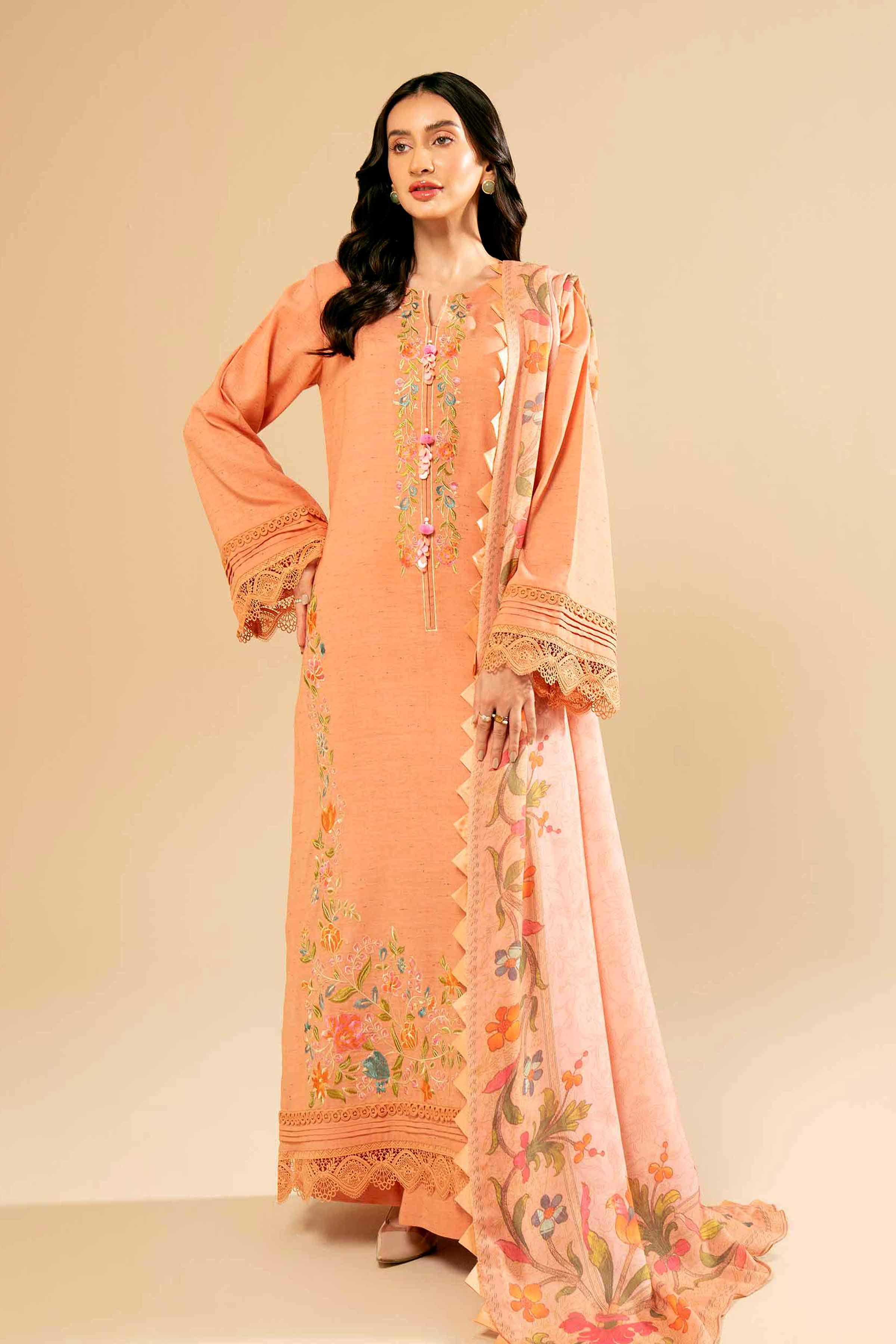 3 Piece - Embroidered Suit - 42404249 - Image 2