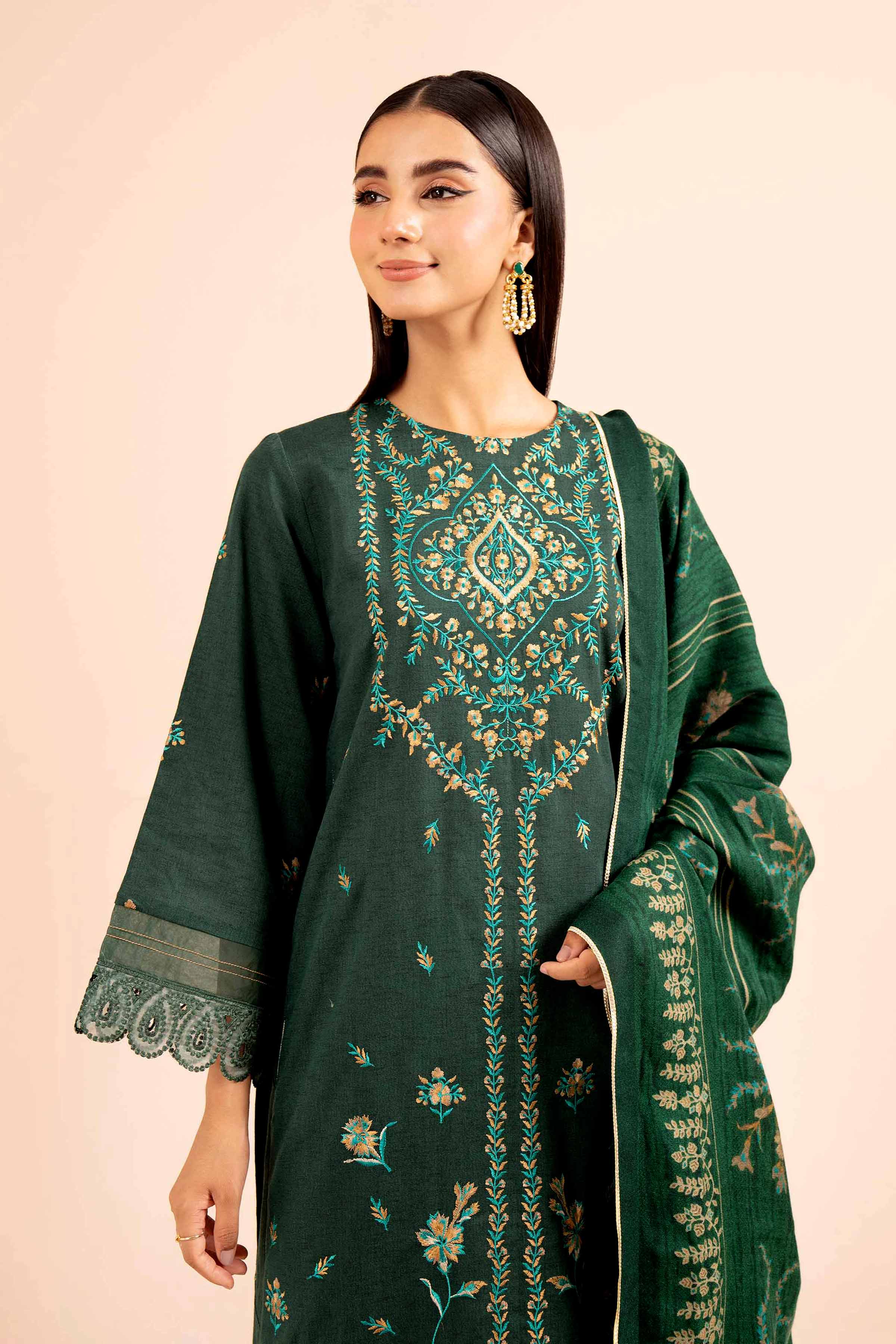 3 Piece - Embroidered Suit - 42404255 - Image 2