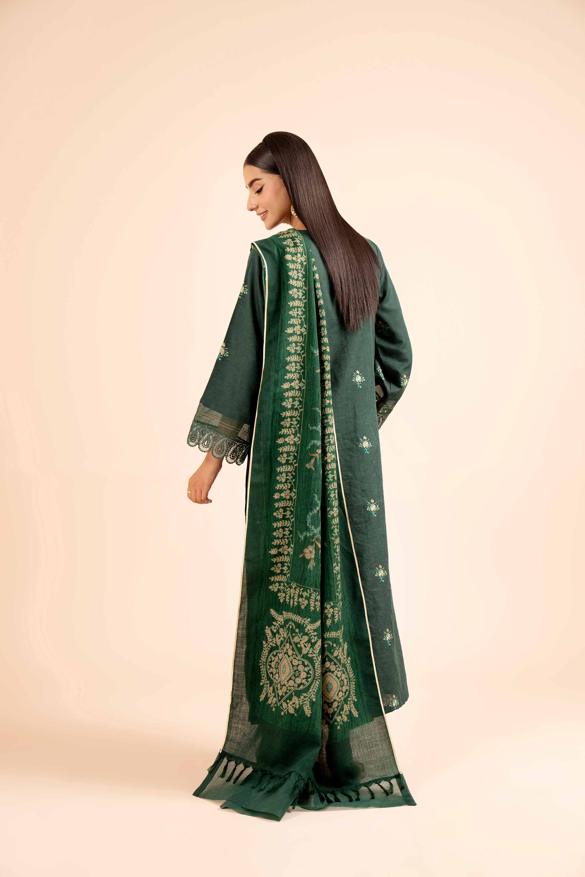 3 Piece - Embroidered Suit - 42404255 - Image 3