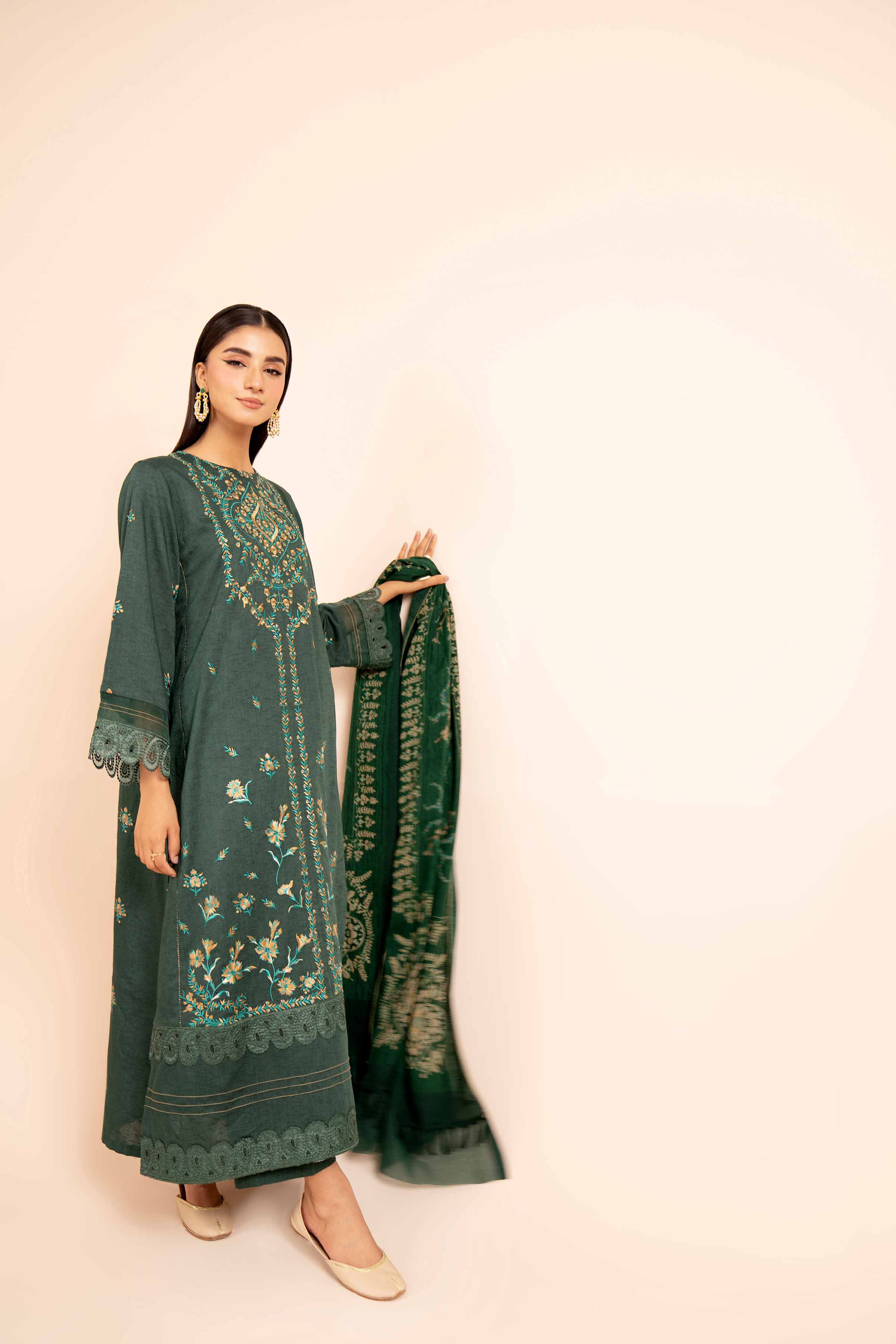 3 Piece - Embroidered Suit - 42404255 - Image 6