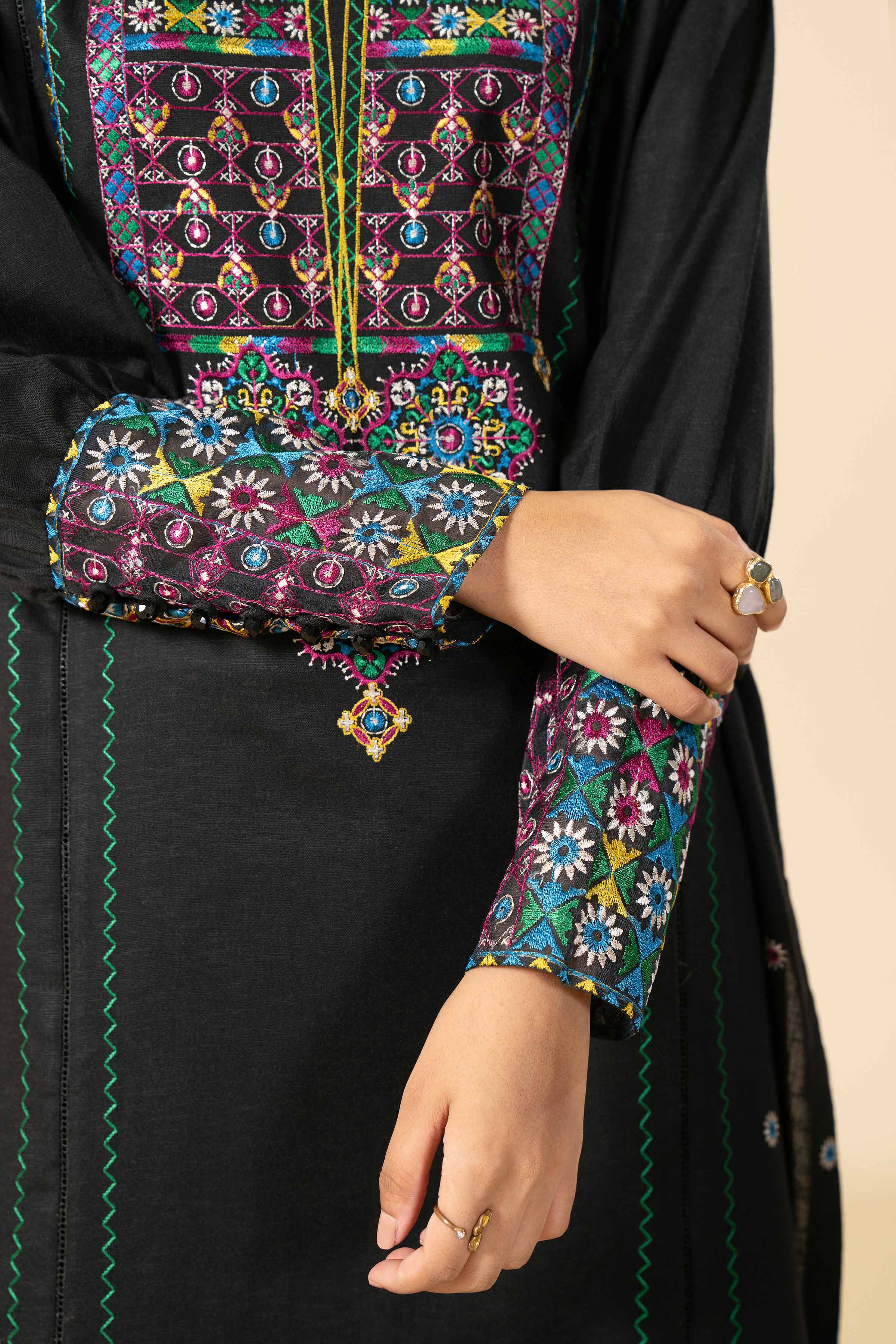 3 Piece - Embroidered Suit - 42404260 - Image 6