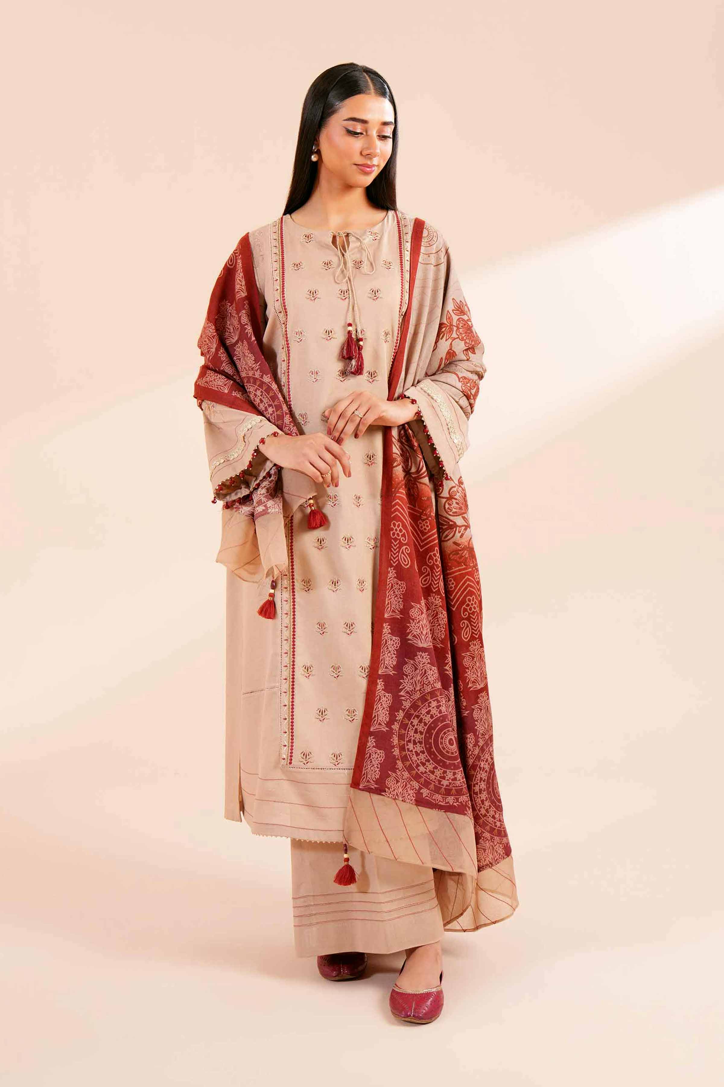 3 Piece - Embroidered Suit - 42404261 - Image 2