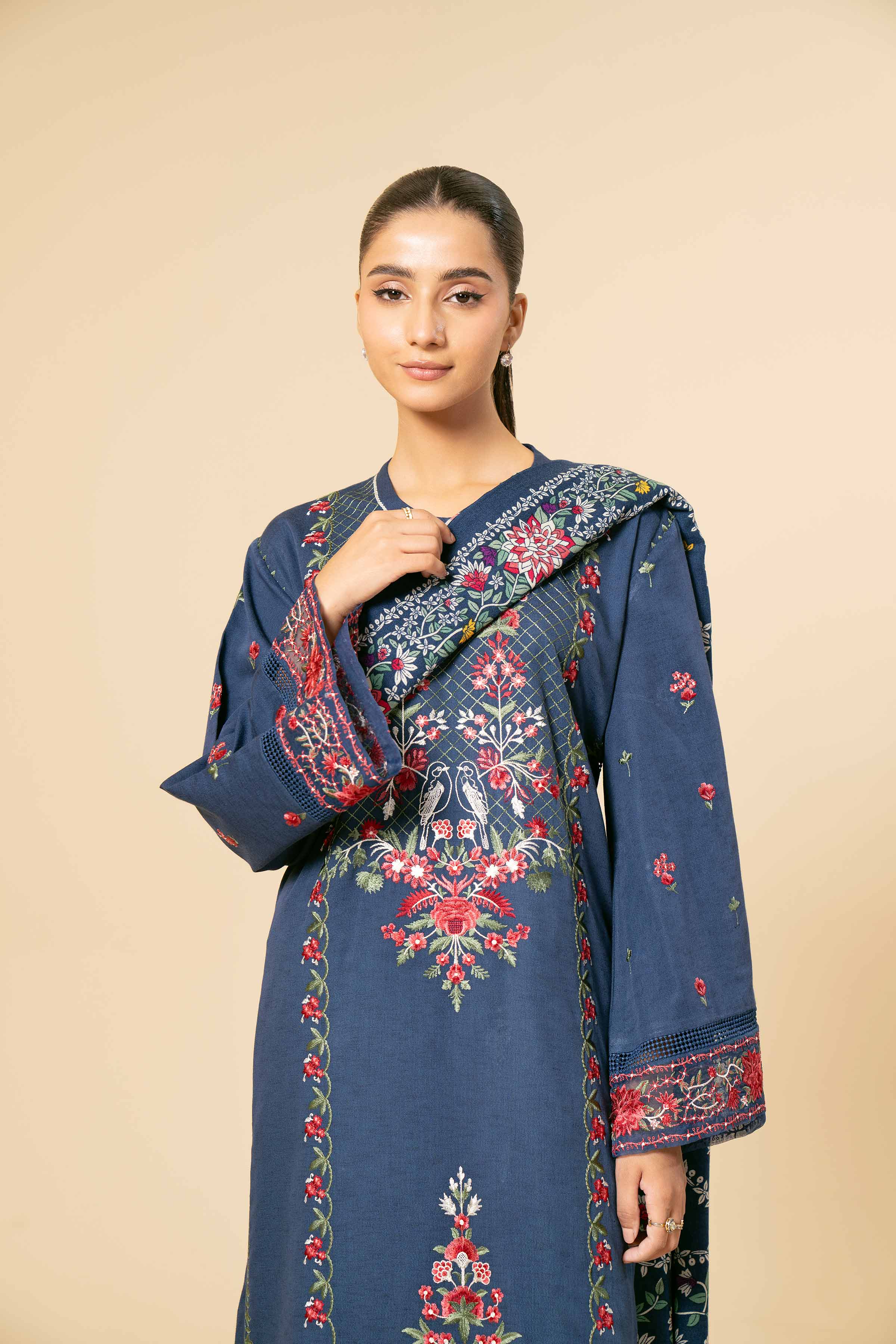 3 Piece - Embroidered Suit - 42404262 - Image 4