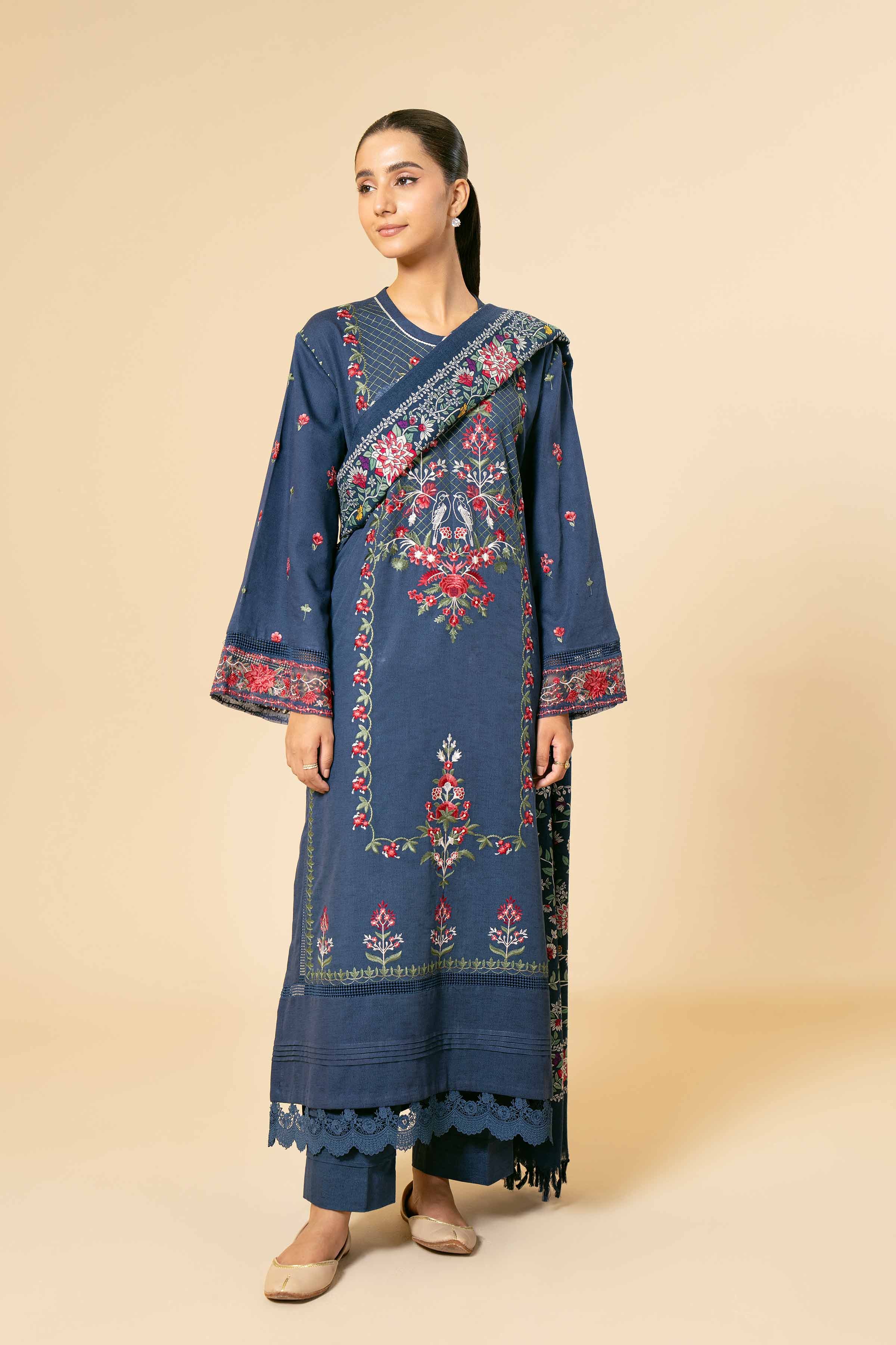 3 Piece - Embroidered Suit - 42404262 - Image 6