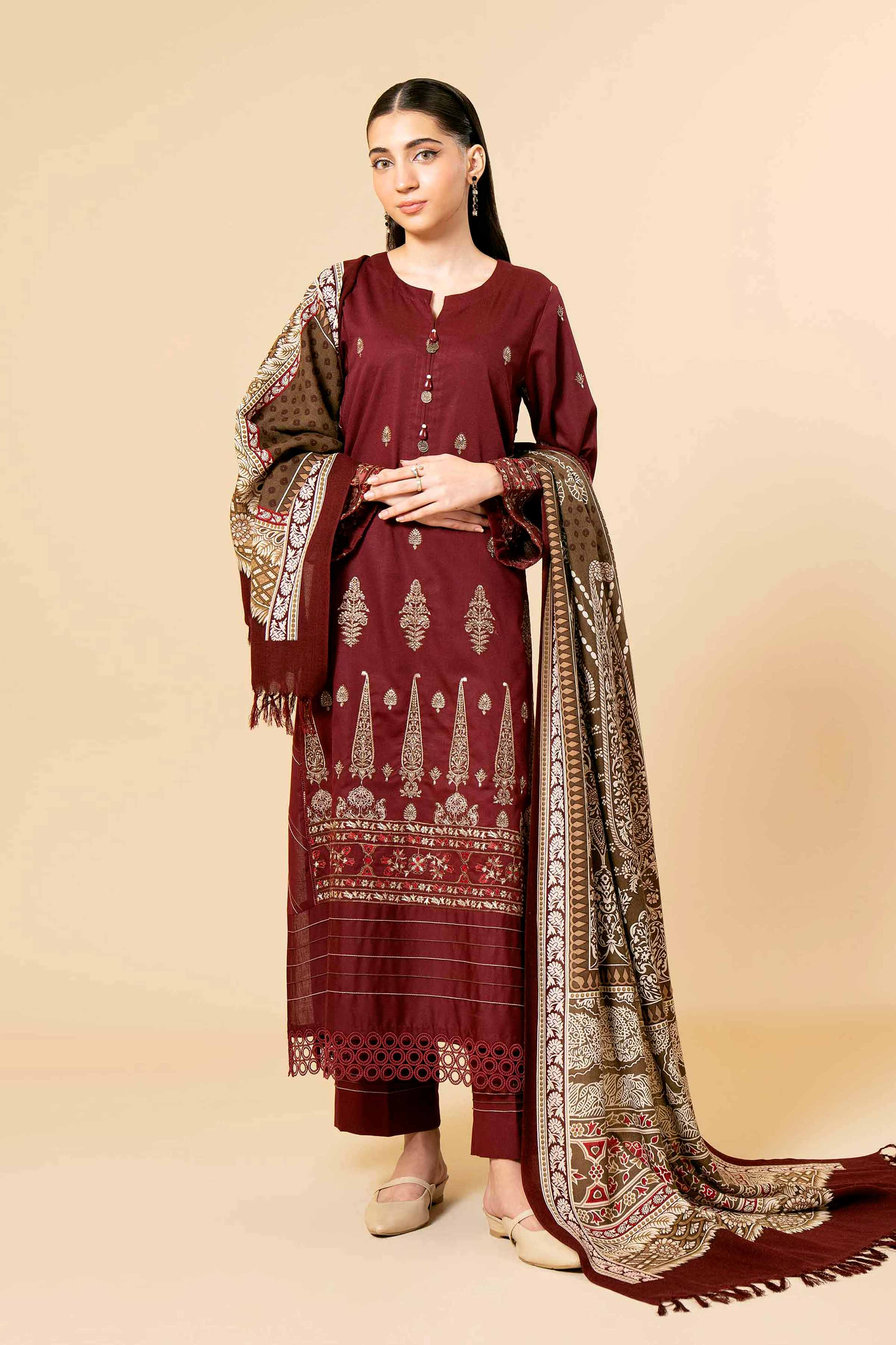3 Piece - Embroidered Suit - 42404263 - Image 2