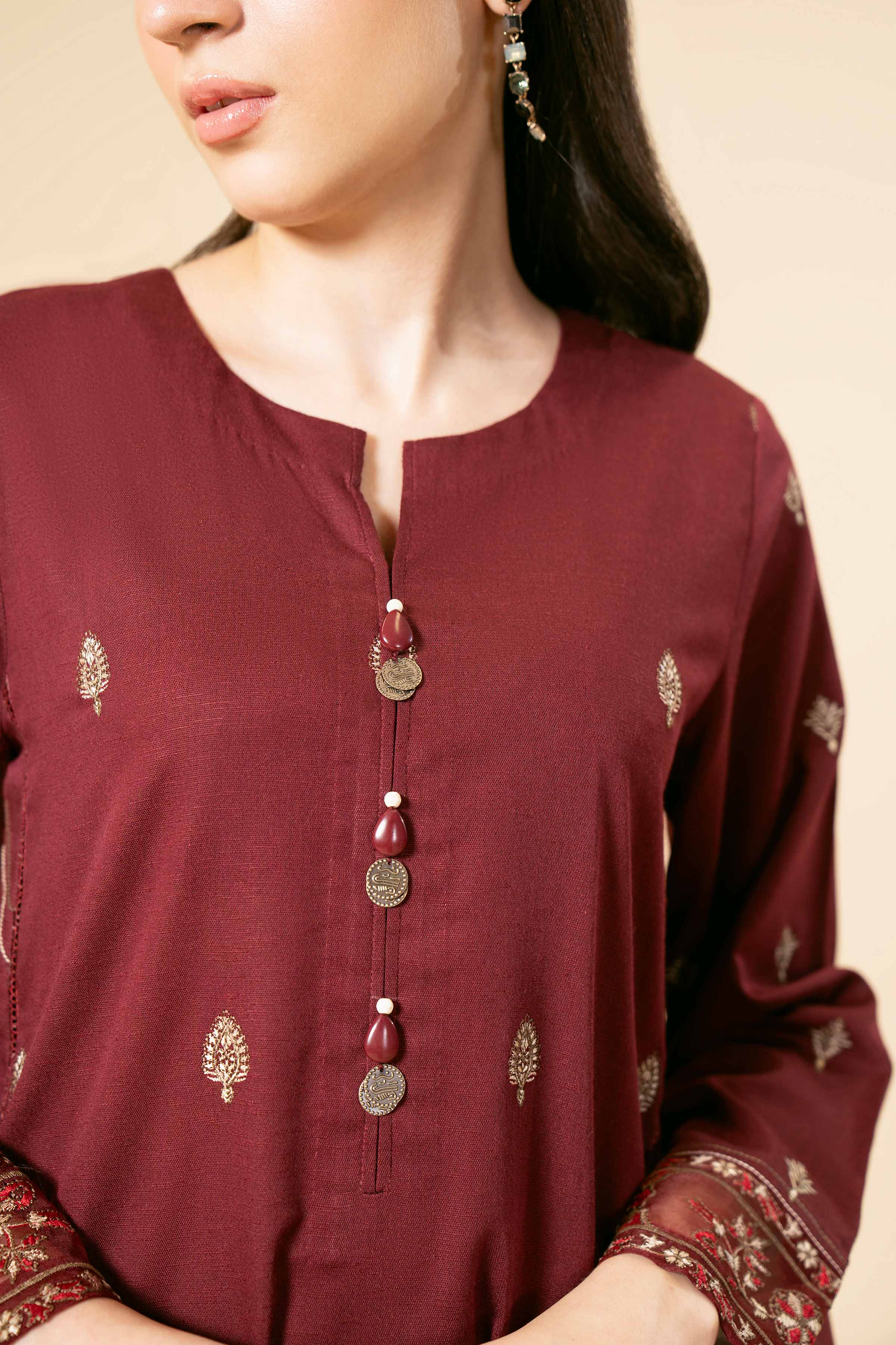 3 Piece - Embroidered Suit - 42404263 - Image 4