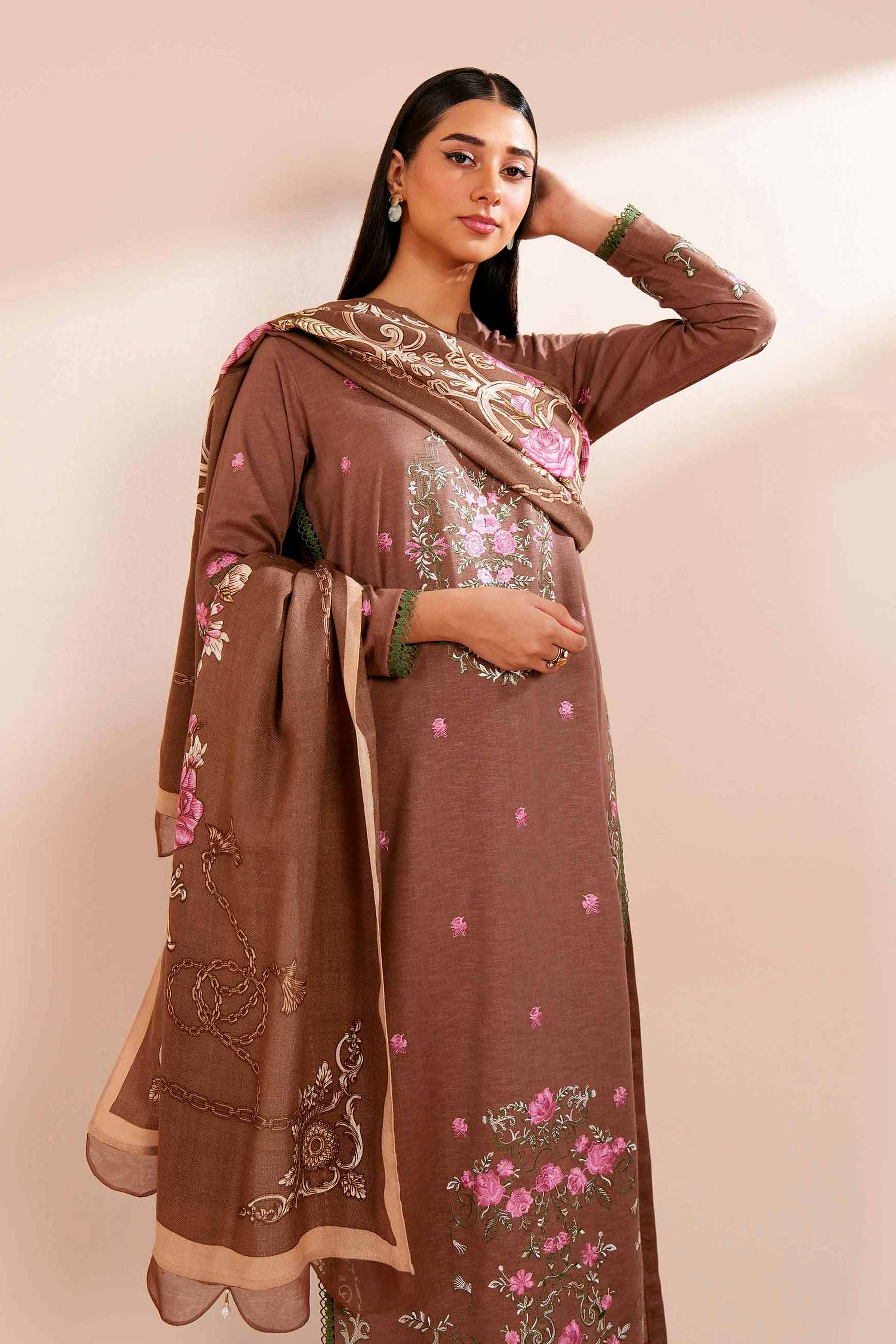 3 Piece - Embroidered Suit - 42404266 - Image 2