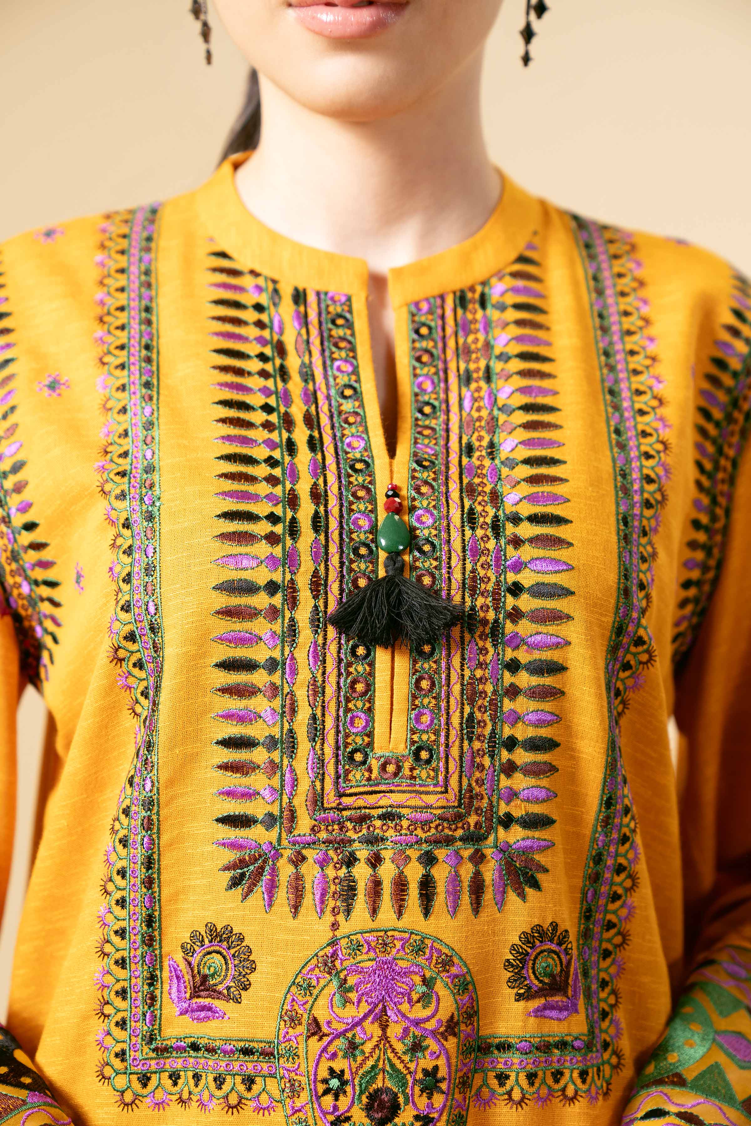 3 Piece - Embroidered Suit - 42404268 - Image 4