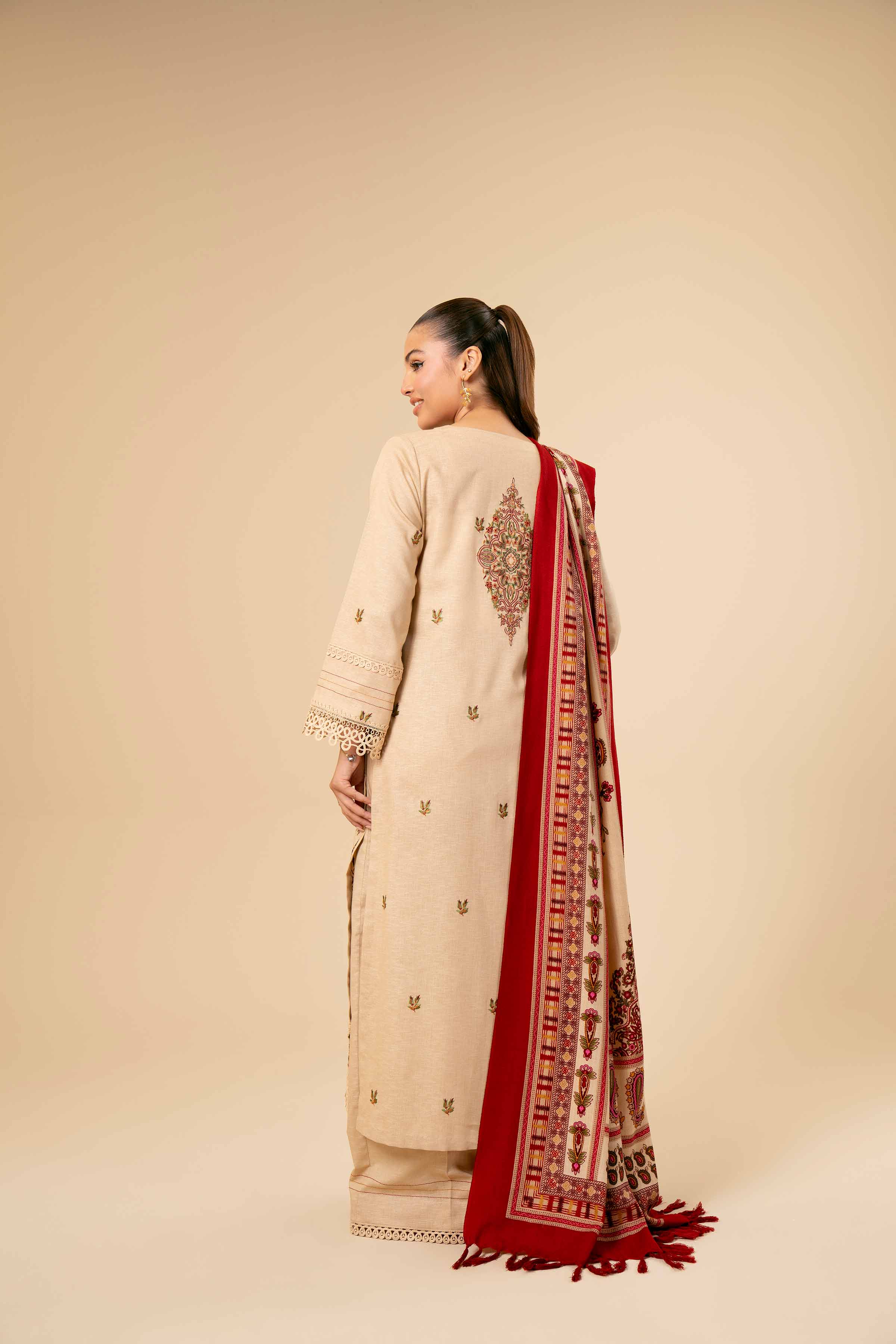 3 Piece - Embroidered Suit - 42404277 - Image 3