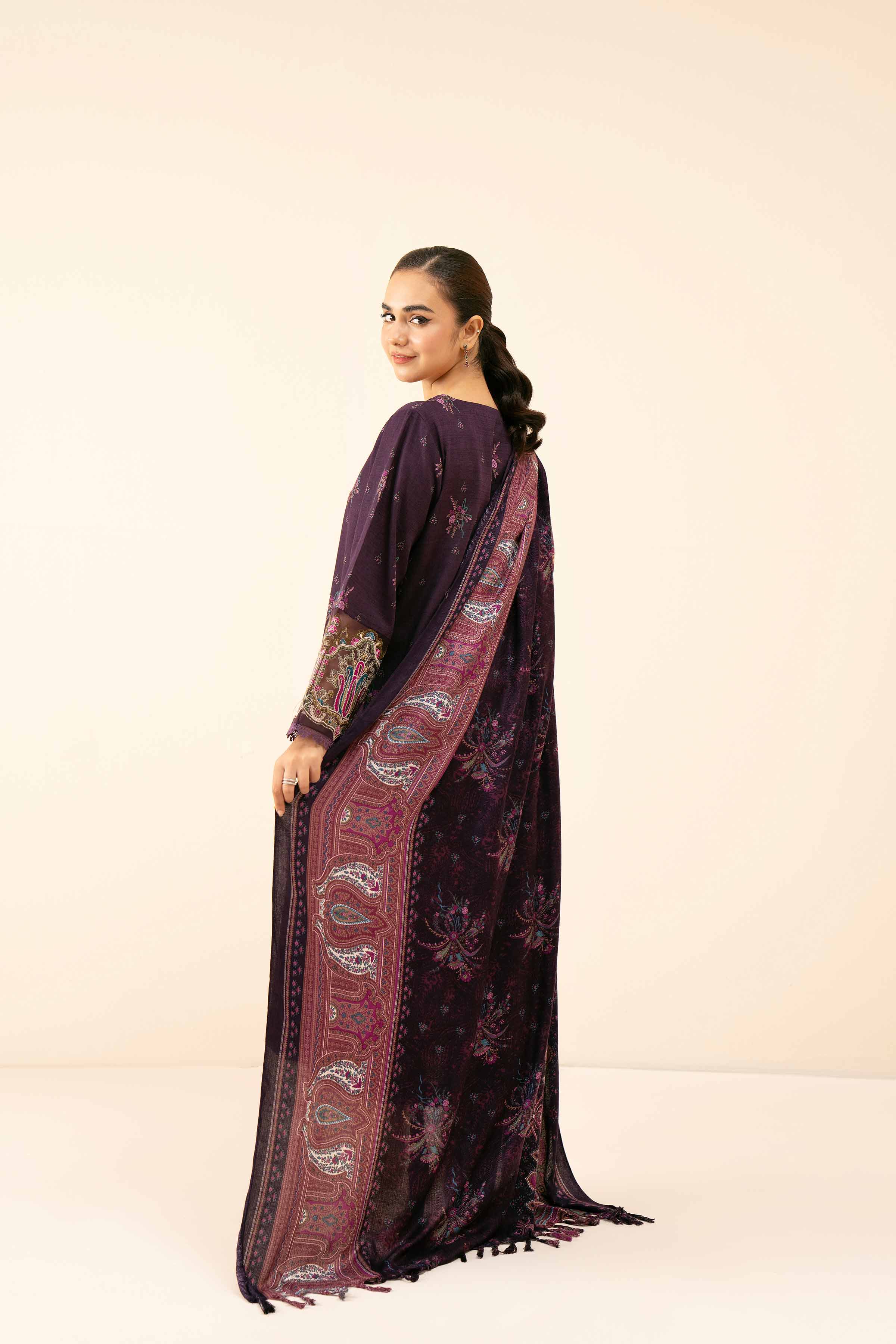 2 Piece - Printed Embroidered Suit - 42404406 - Image 3