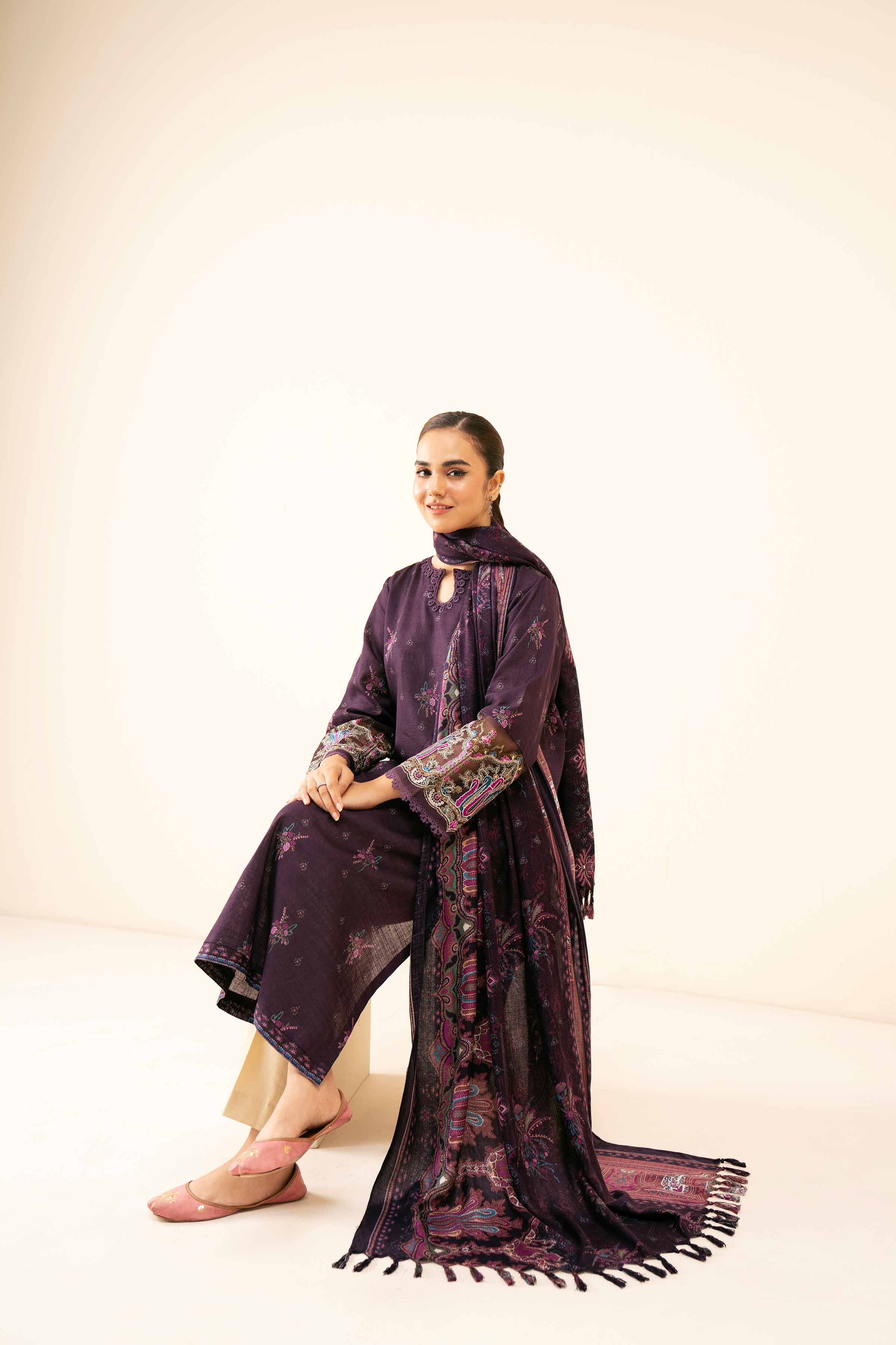 2 Piece - Printed Embroidered Suit - 42404406 - Image 6