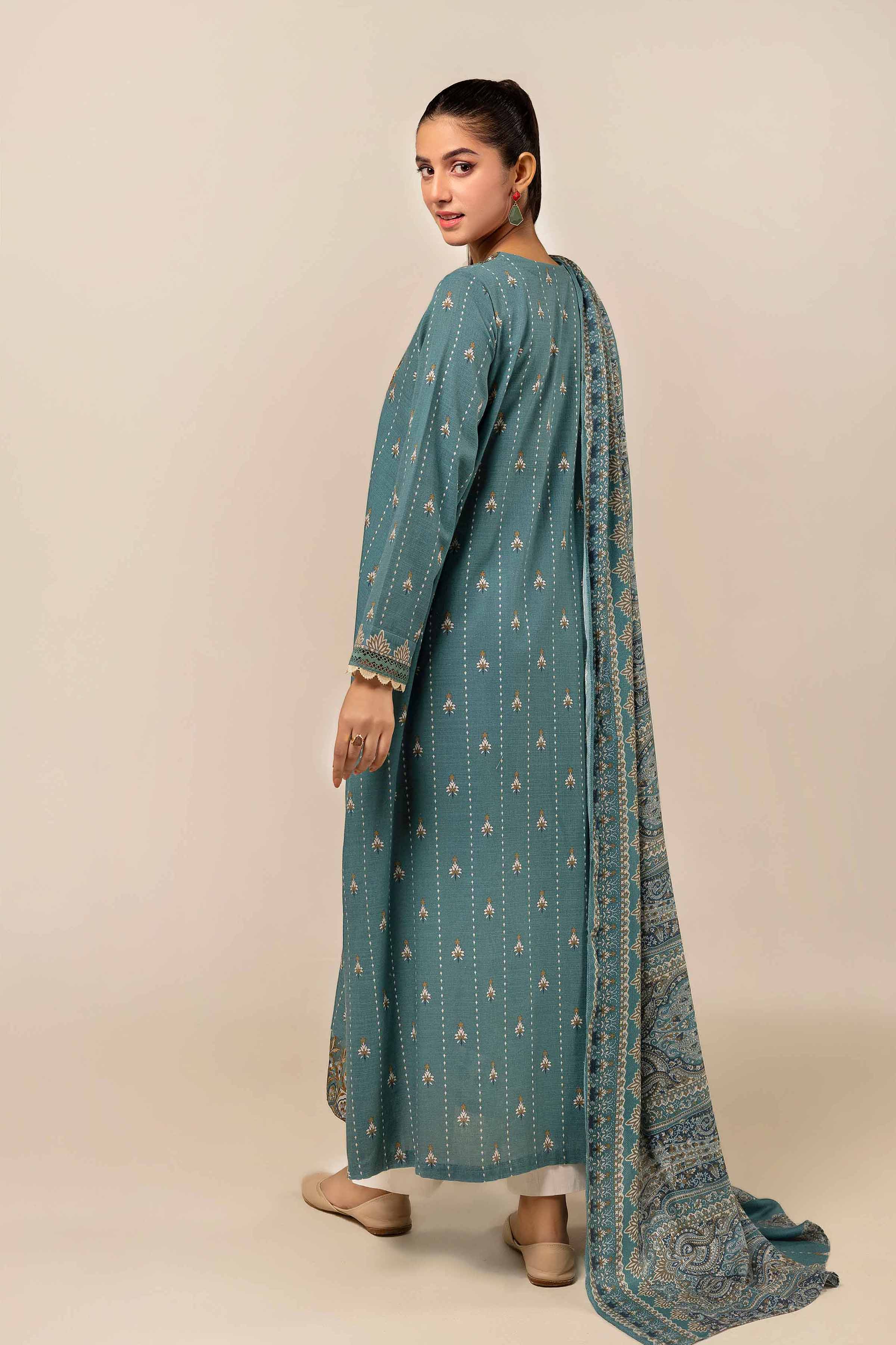 2 Piece - Printed Embroidered Suit - 42404409 - Image 3