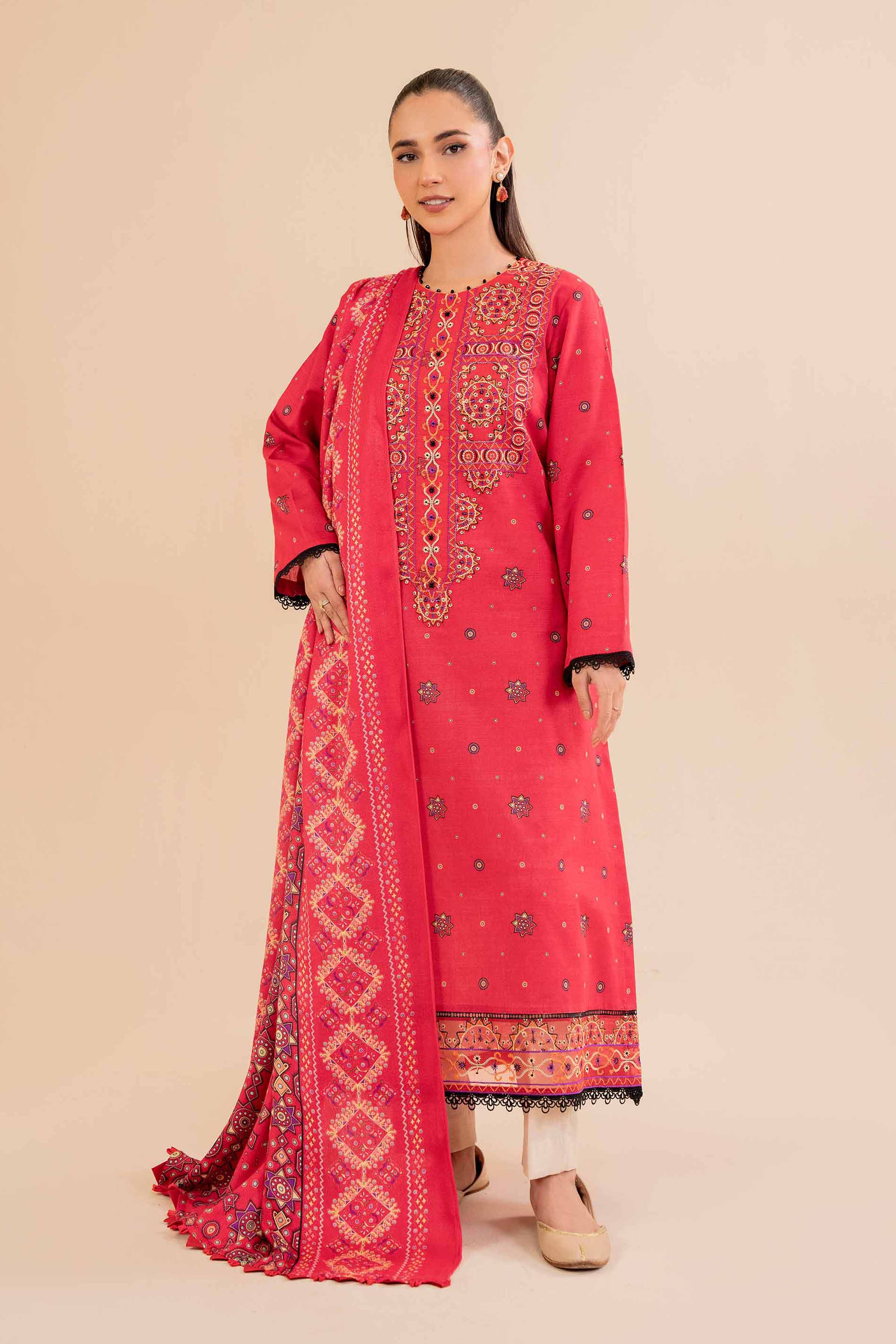 2 Piece - Printed Embroidered Suit - 42404412 - Image 2