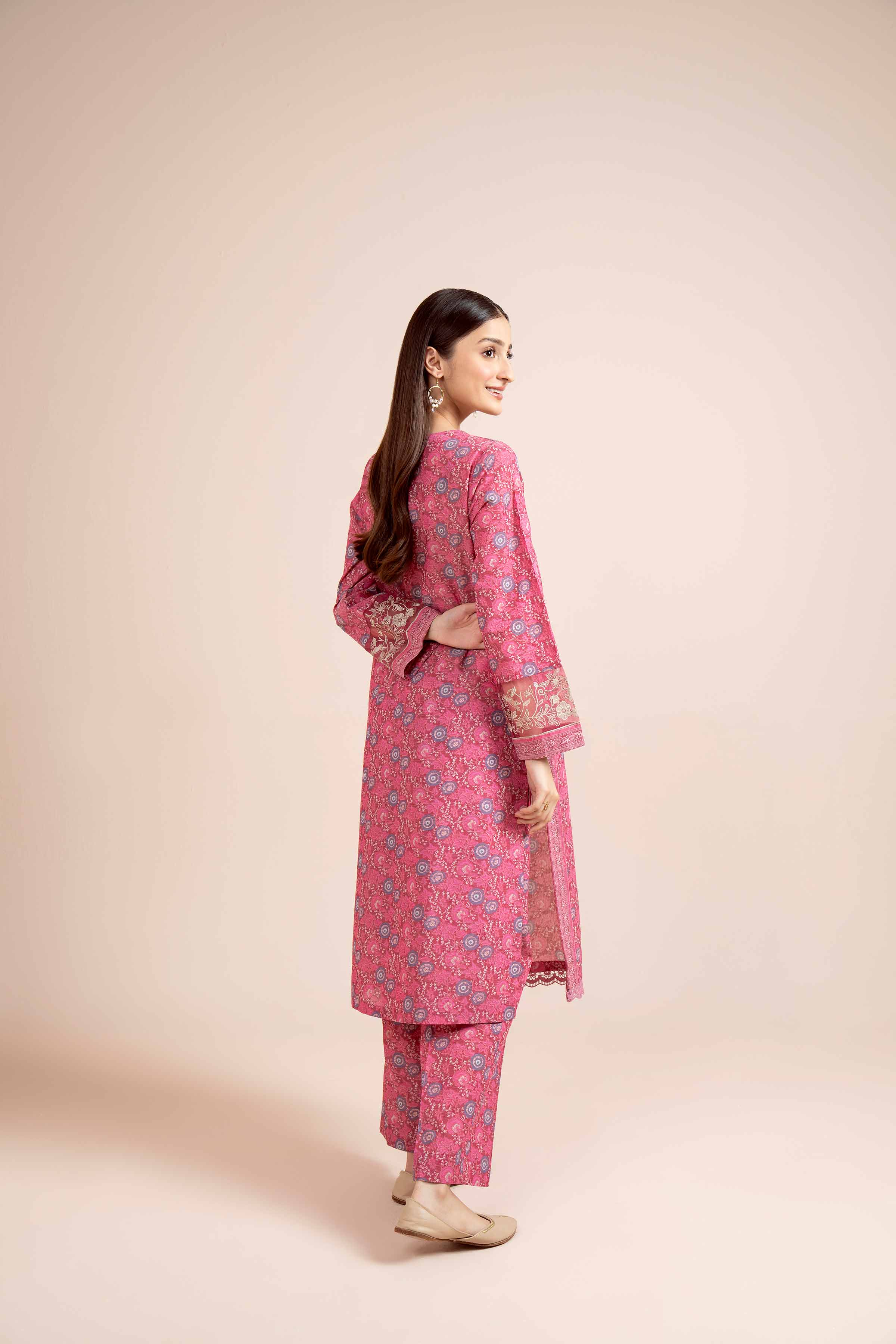 2 Piece - Digital Printed Embroidered Suit - 42404434 - Image 3