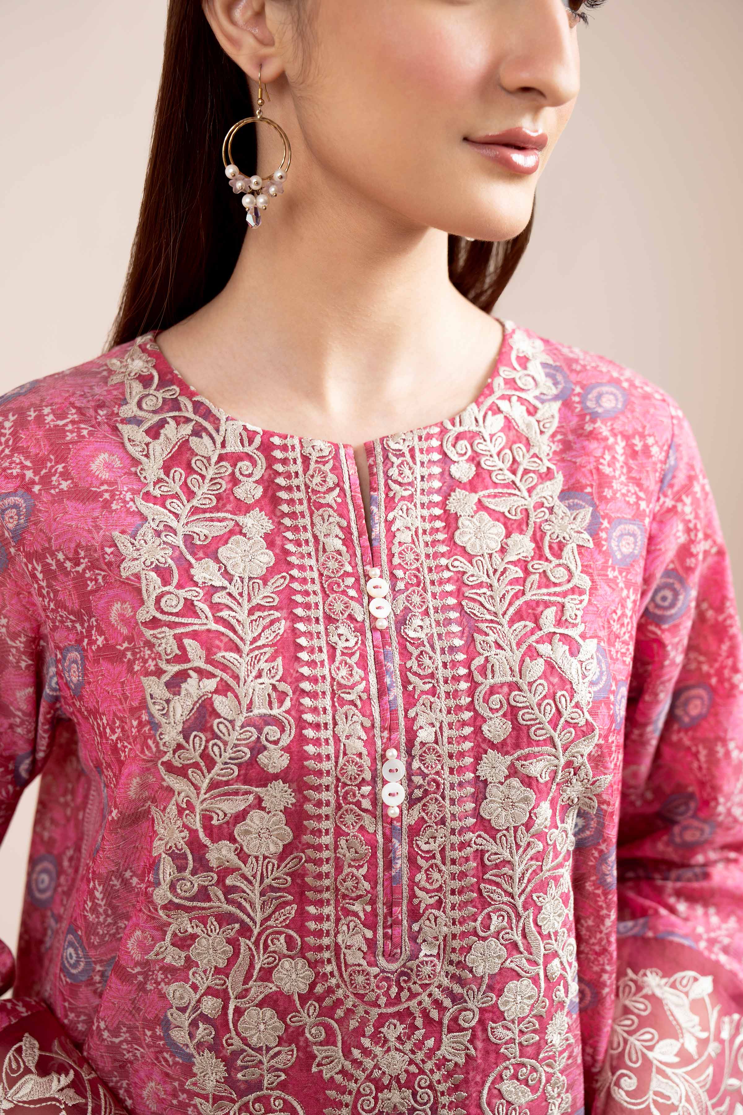 2 Piece - Digital Printed Embroidered Suit - 42404434 - Image 4