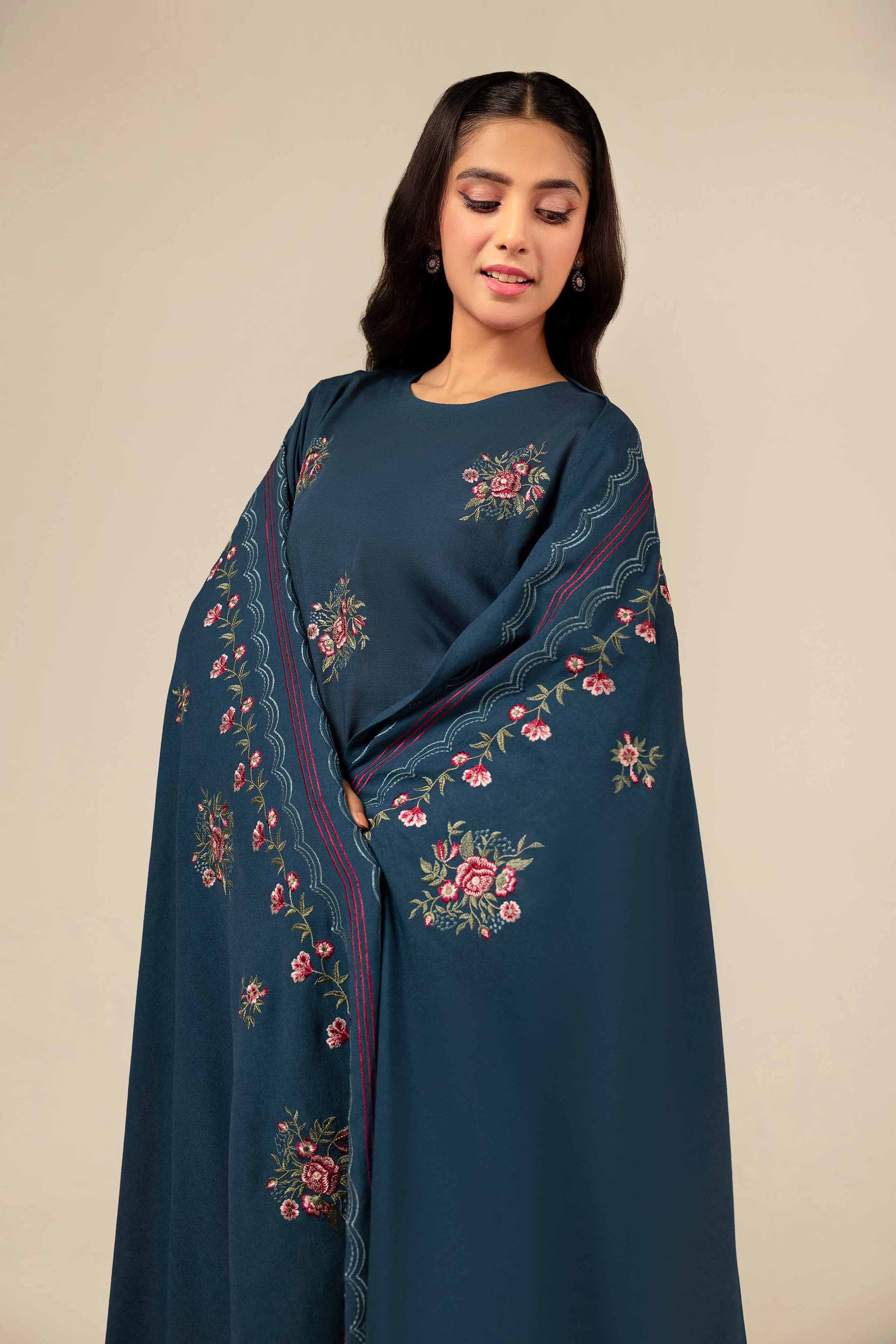 3 Piece - Dyed Embroidered Suit - 42404568