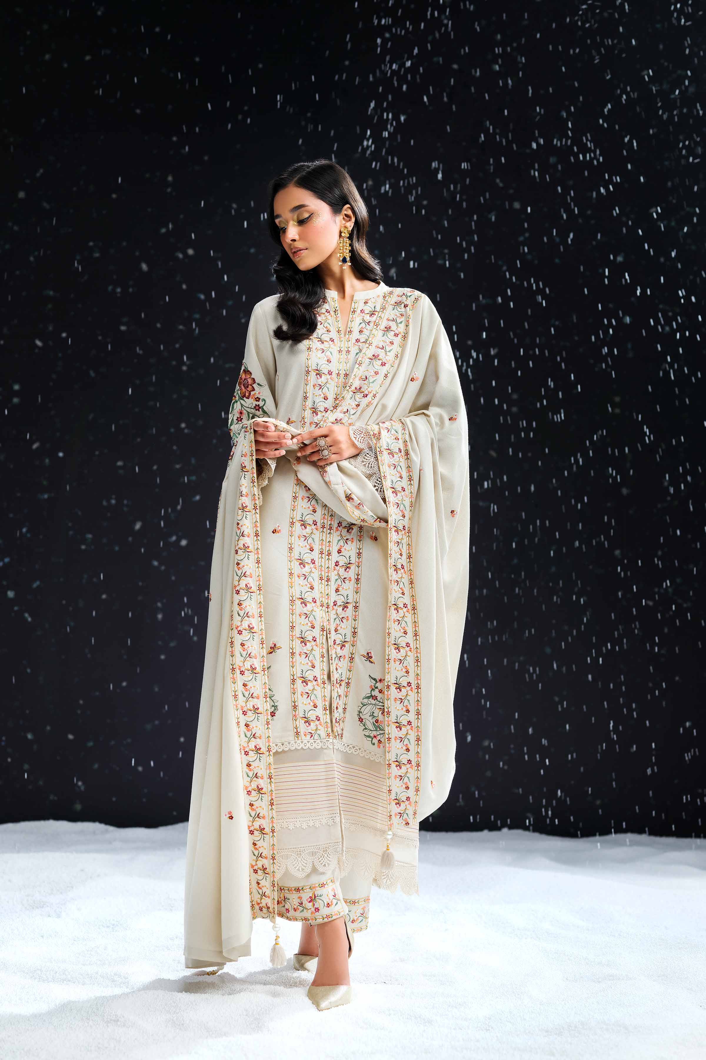 3 Piece - Embroidered Suit - 42405035 - Image 3