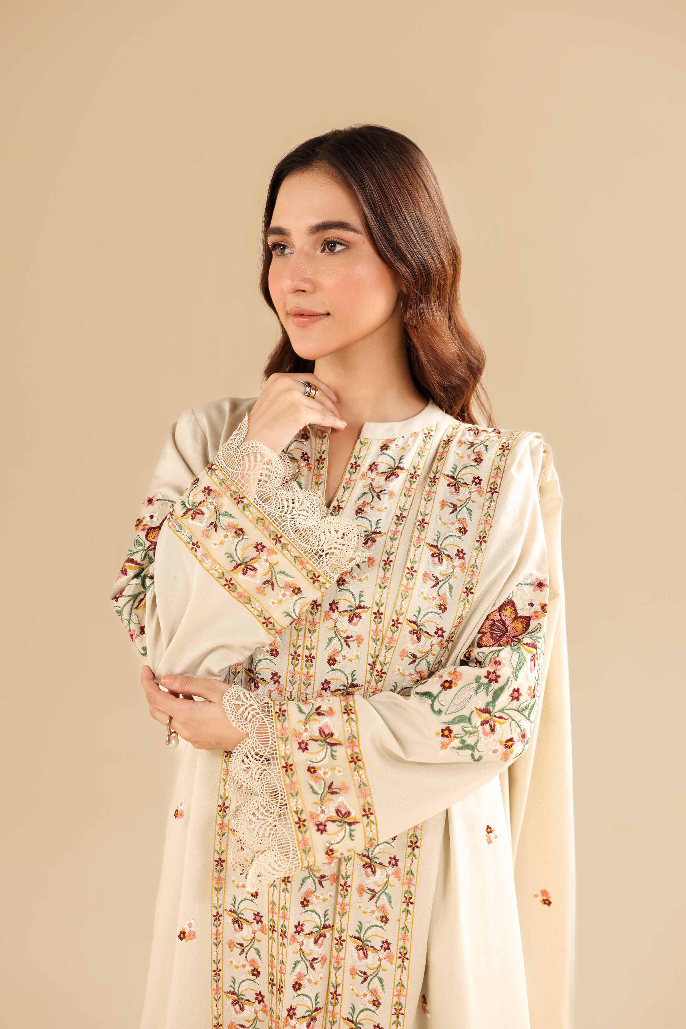 3 Piece - Embroidered Suit - 42405035 - Image 5