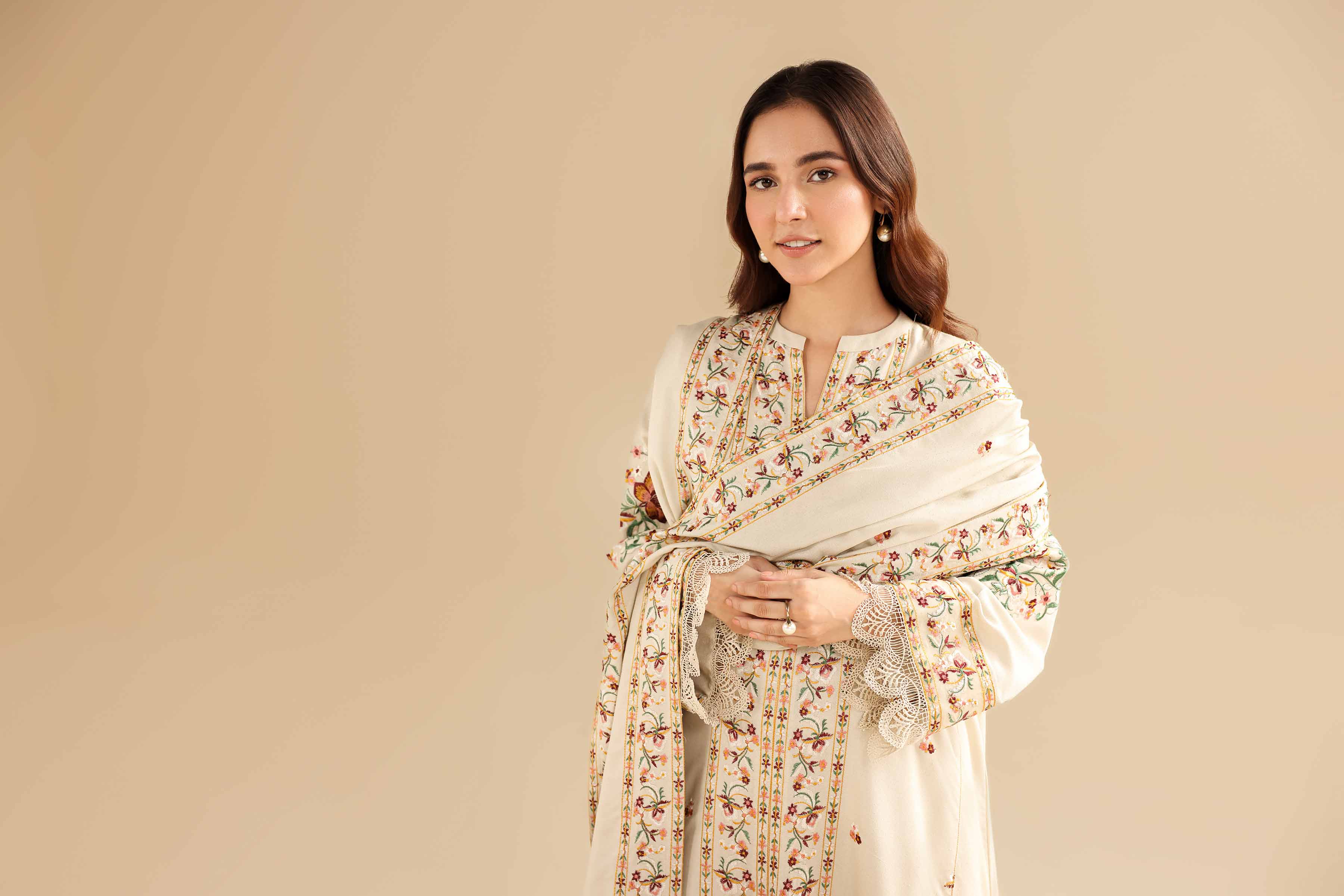 3 Piece - Embroidered Suit - 42405035 - Image 6