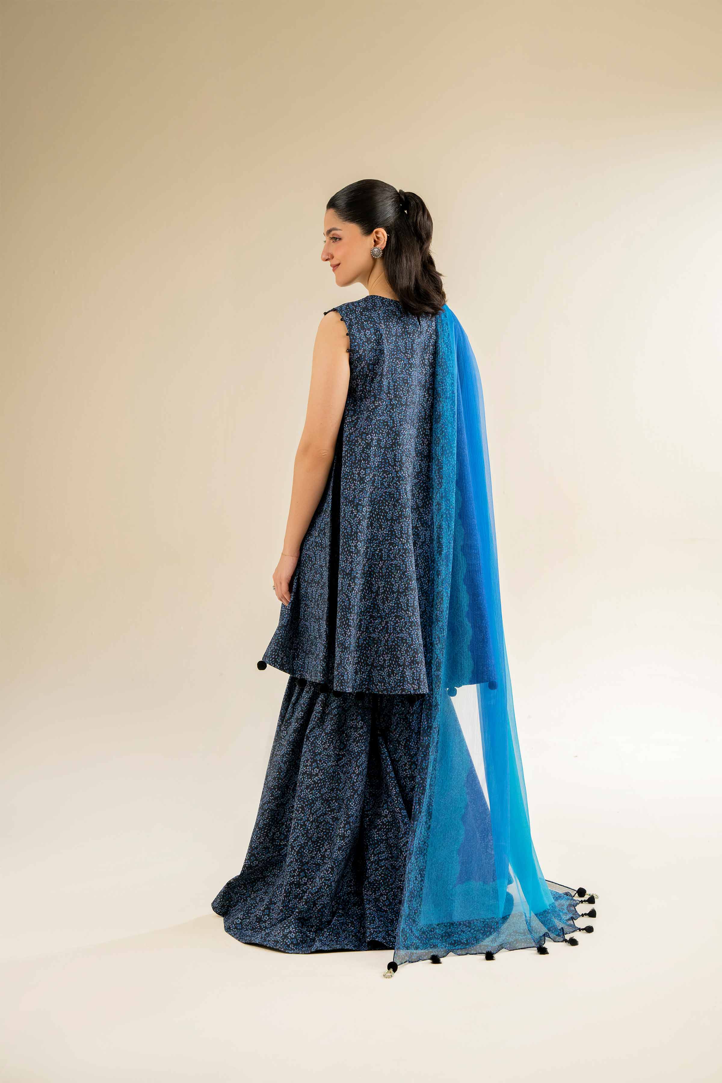 3 Piece - Printed Embroidered Suit - 42501084 - Image 3
