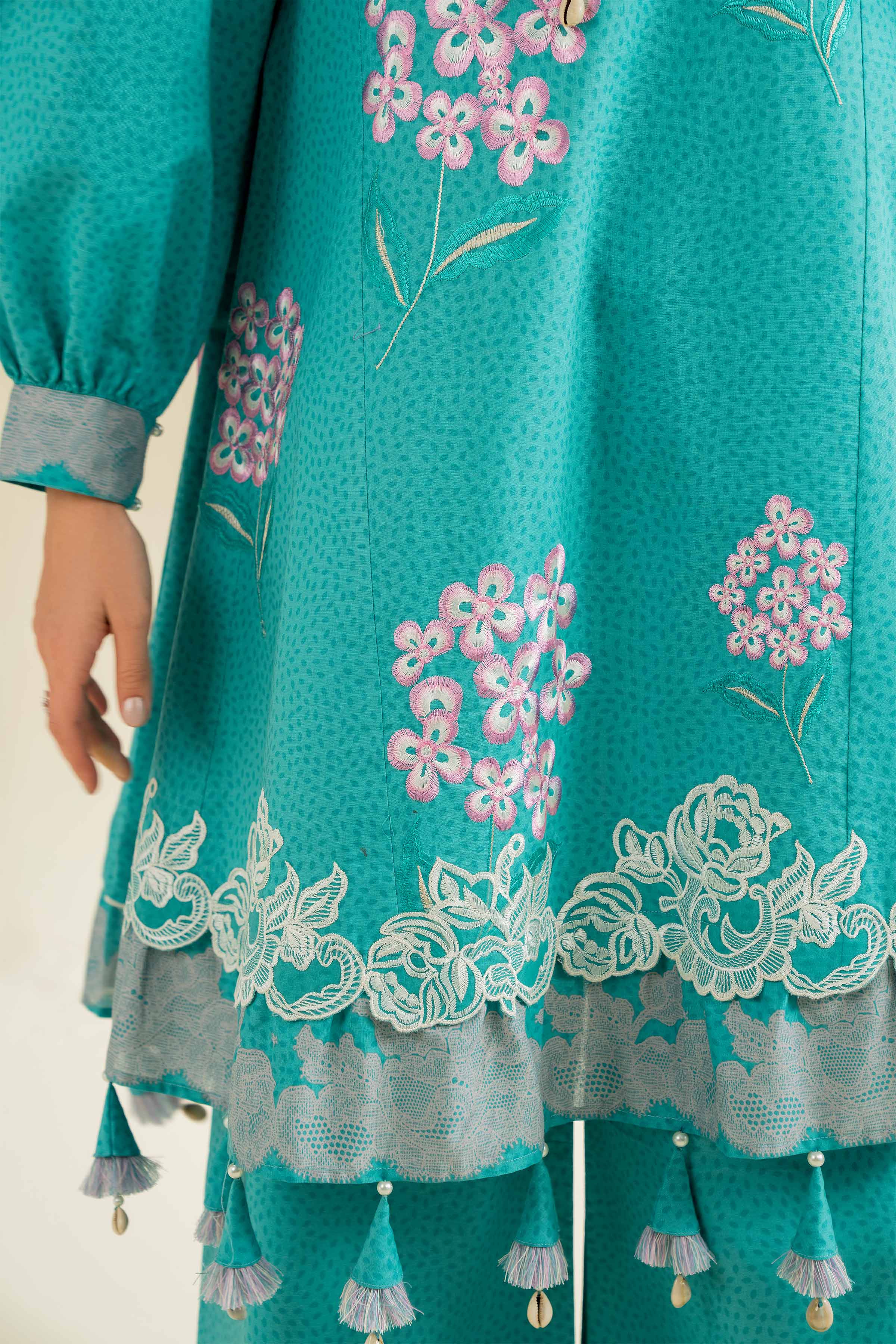 3 Piece - Printed Embroidered Suit - 42501086 - Image 6
