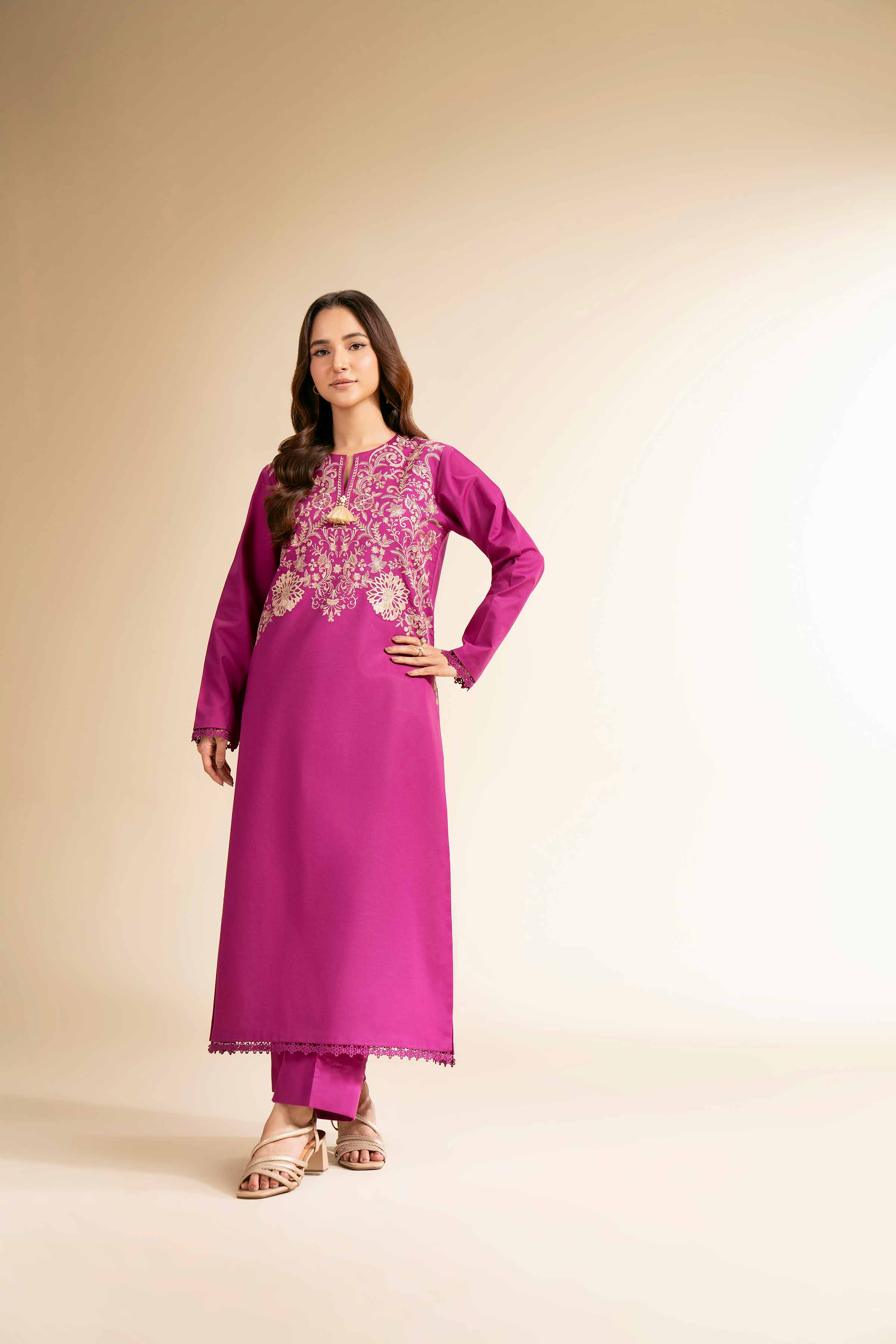 2 Piece - Dyed Embroidered Suit - 42501139 - Image 6