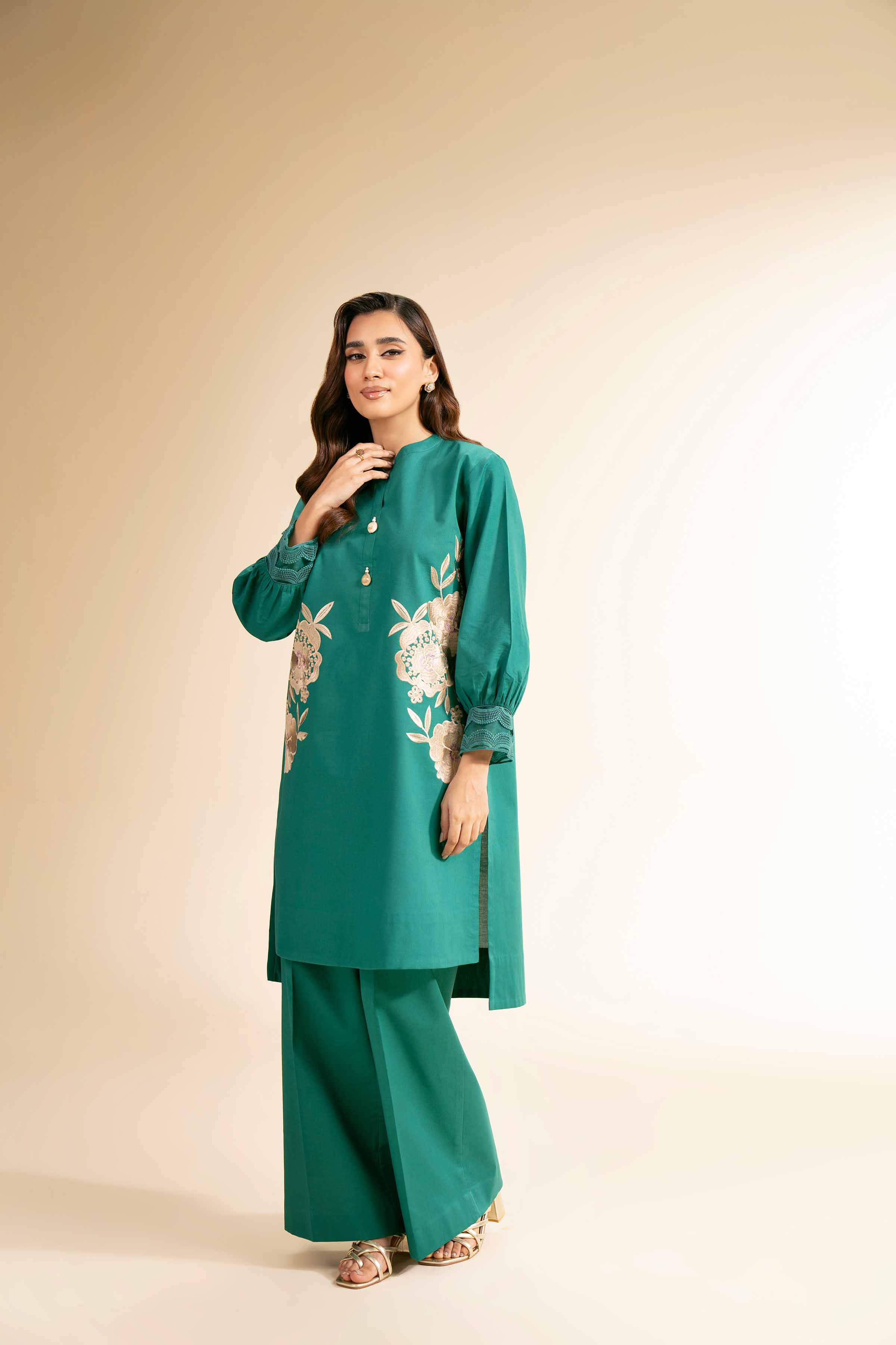 2 Piece - Dyed Embroidered Suit - 42501141 - Image 6