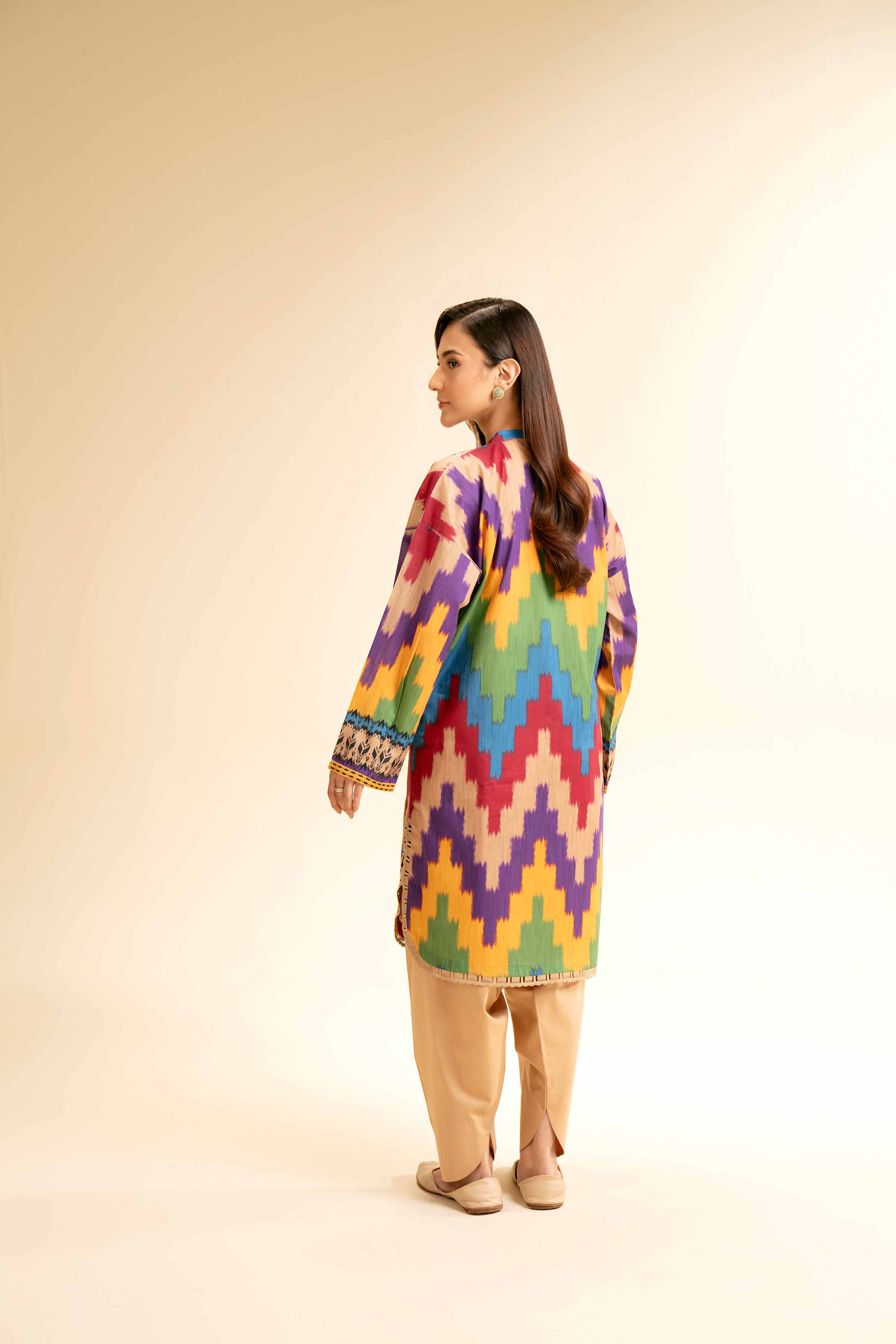 2 Piece - Digital Printed Embroidered Suit - 42501148 - Image 3