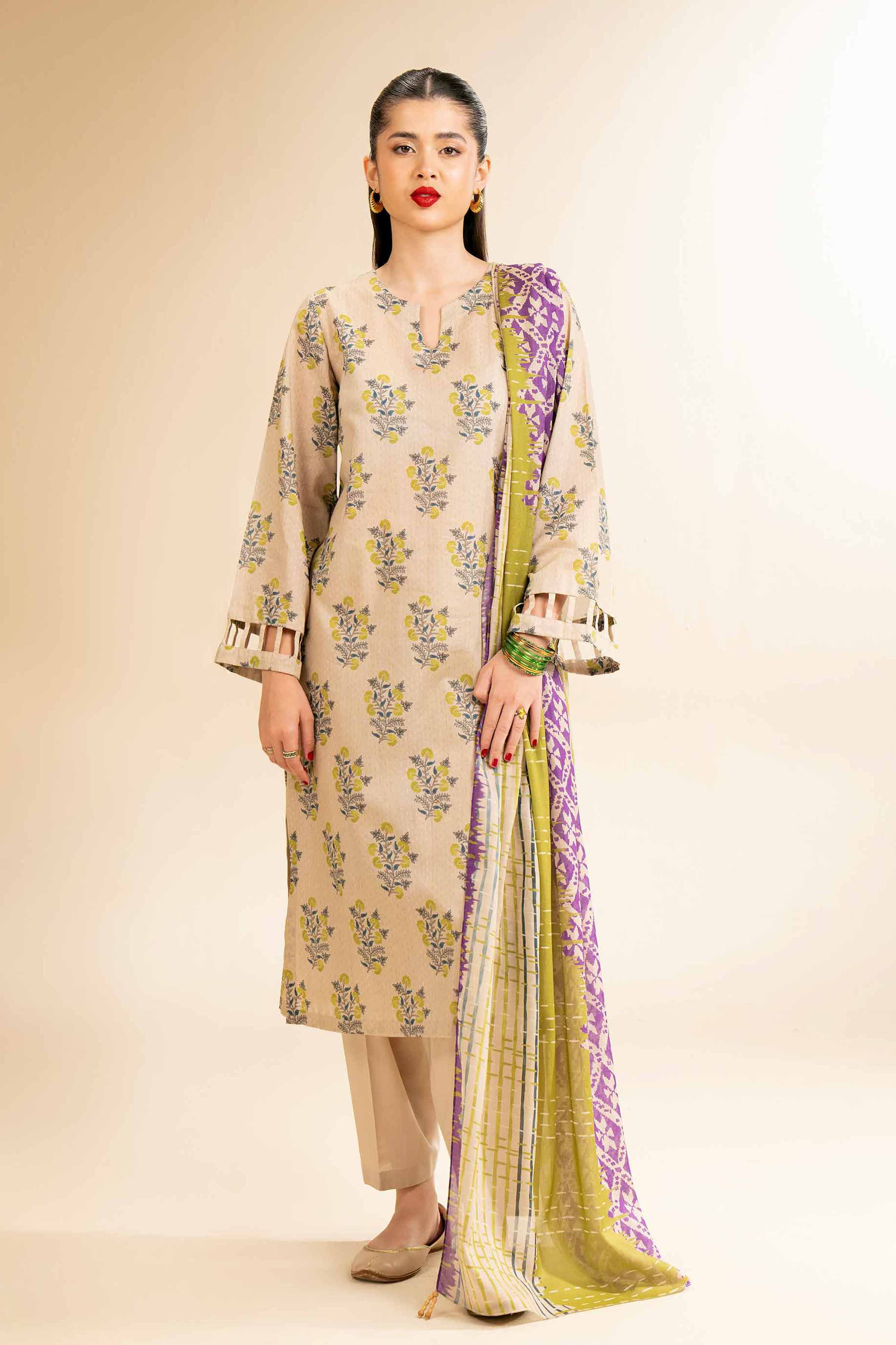 3 Piece - Printed Suit - 42501250