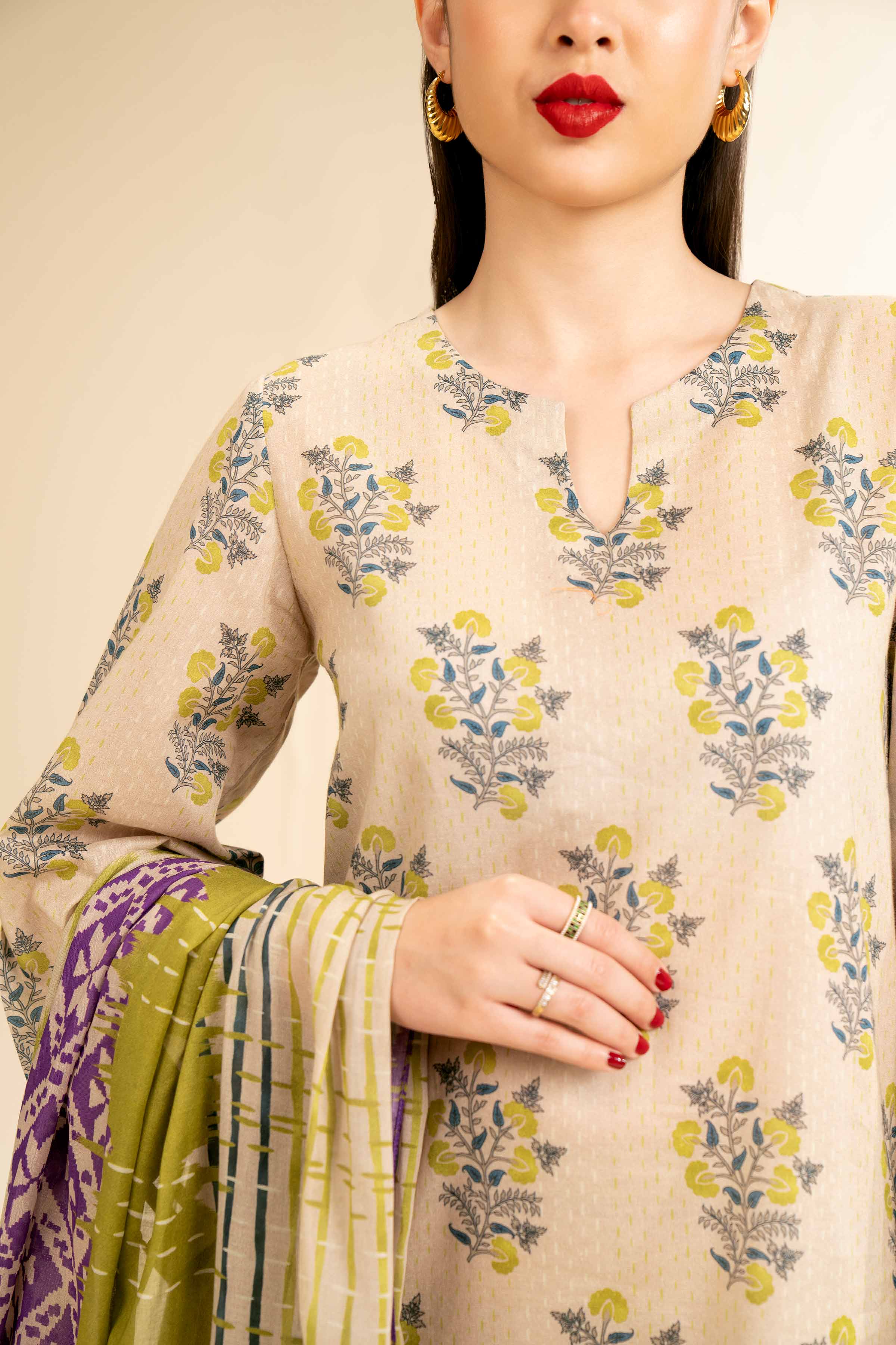 3 Piece - Printed Suit - 42501250 - Image 4