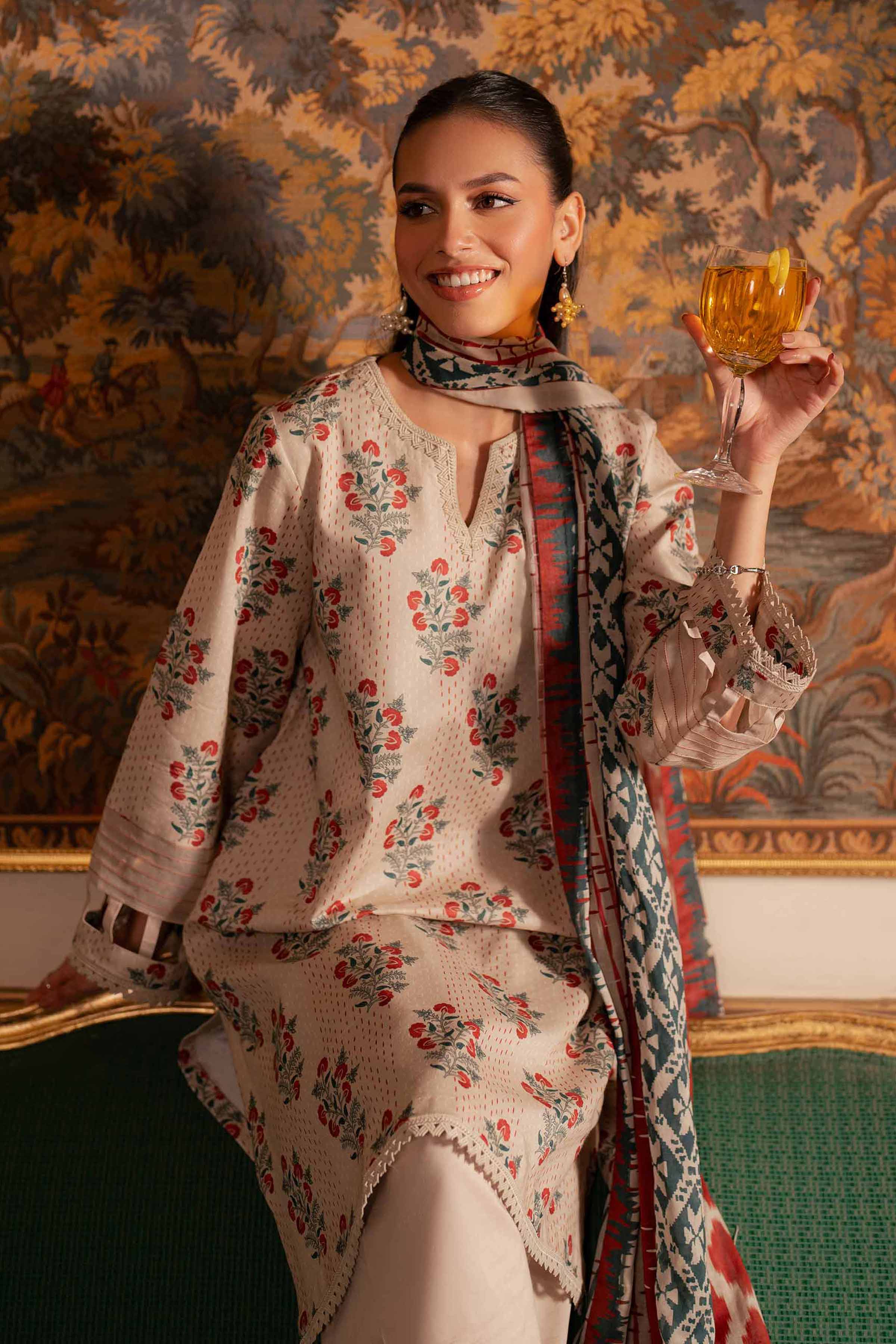3 Piece - Printed Suit - 42501251 - Image 2
