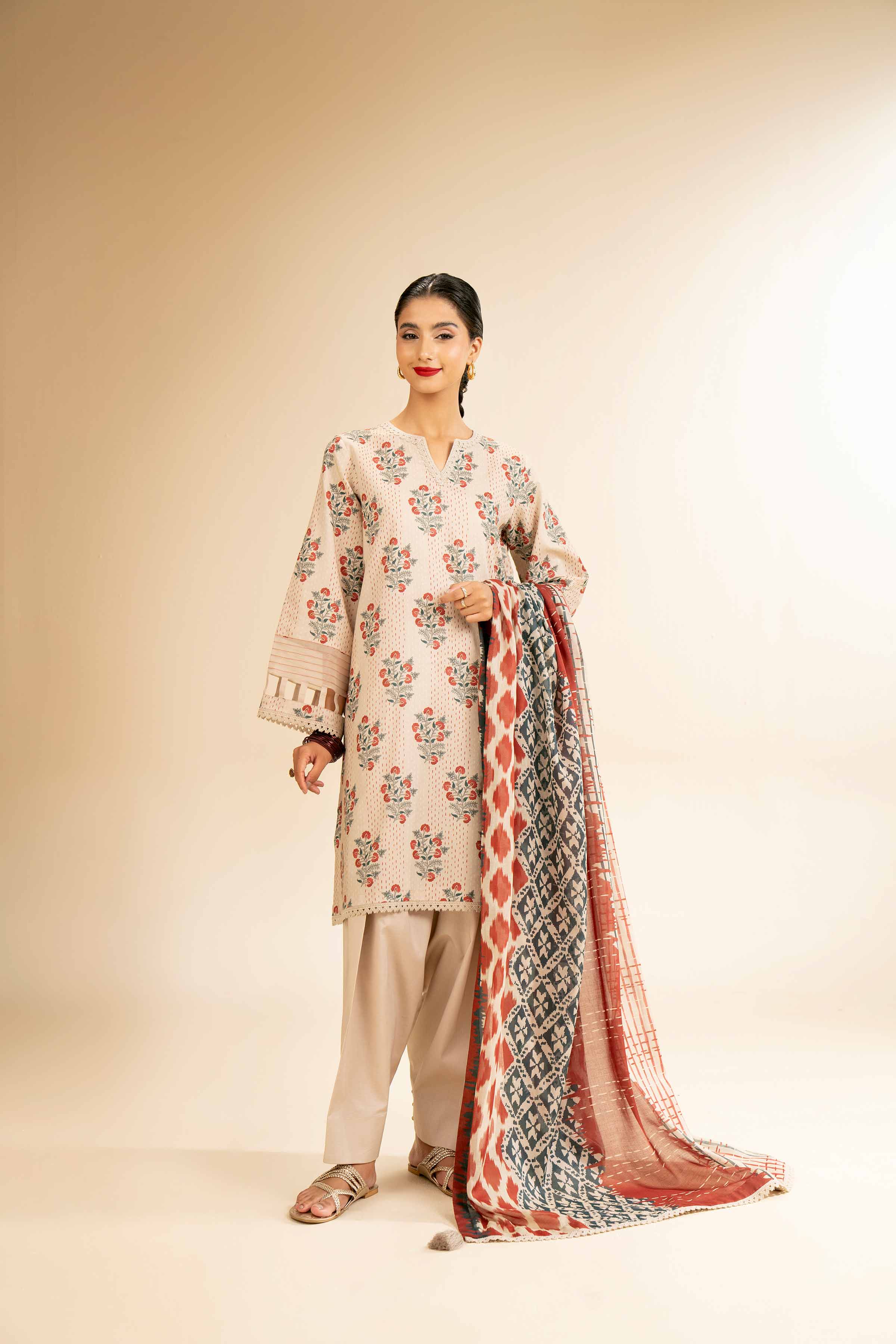 3 Piece - Printed Suit - 42501251 - Image 8