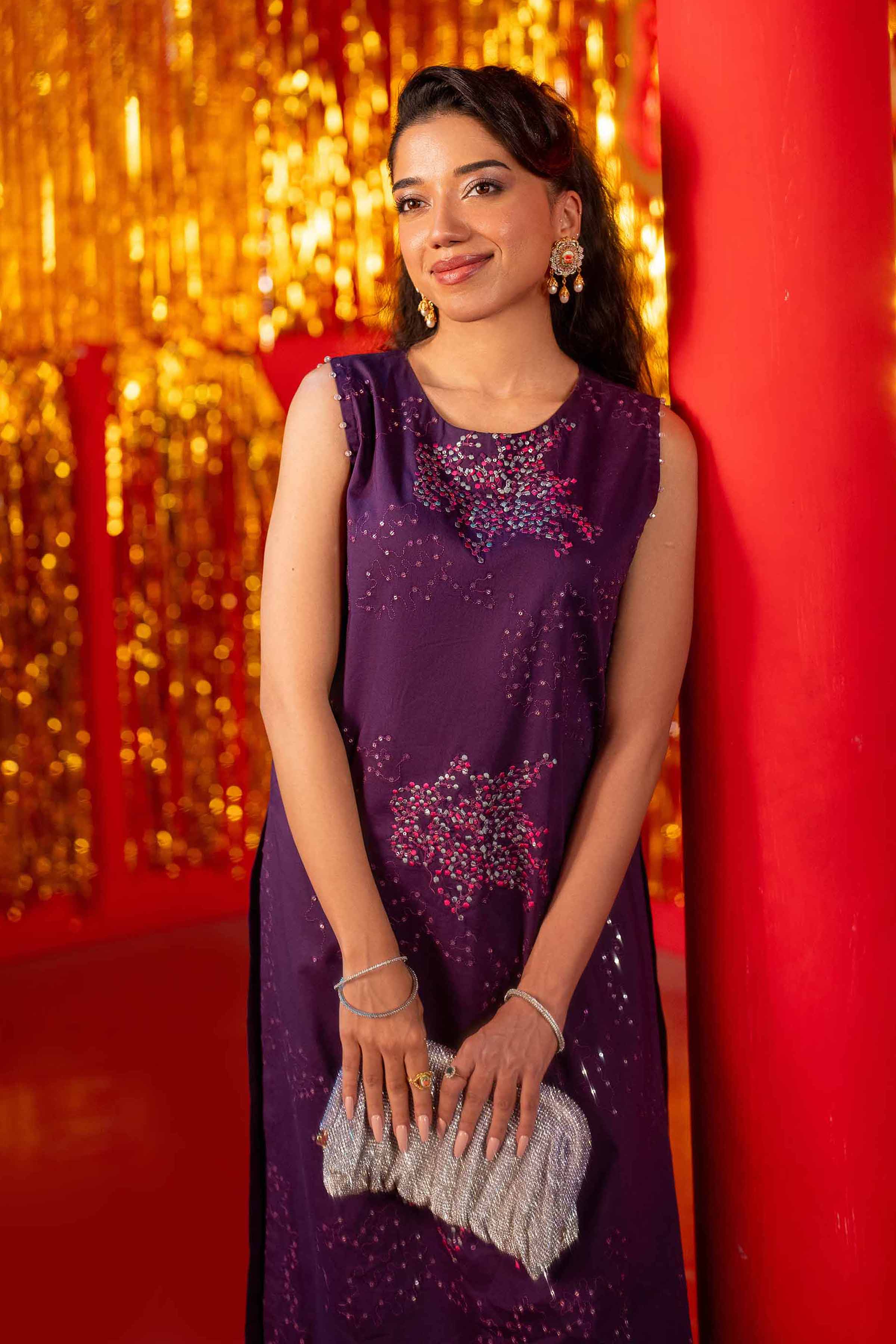 2 Piece - Dyed Embroidered Suit - 42501258 - Image 2