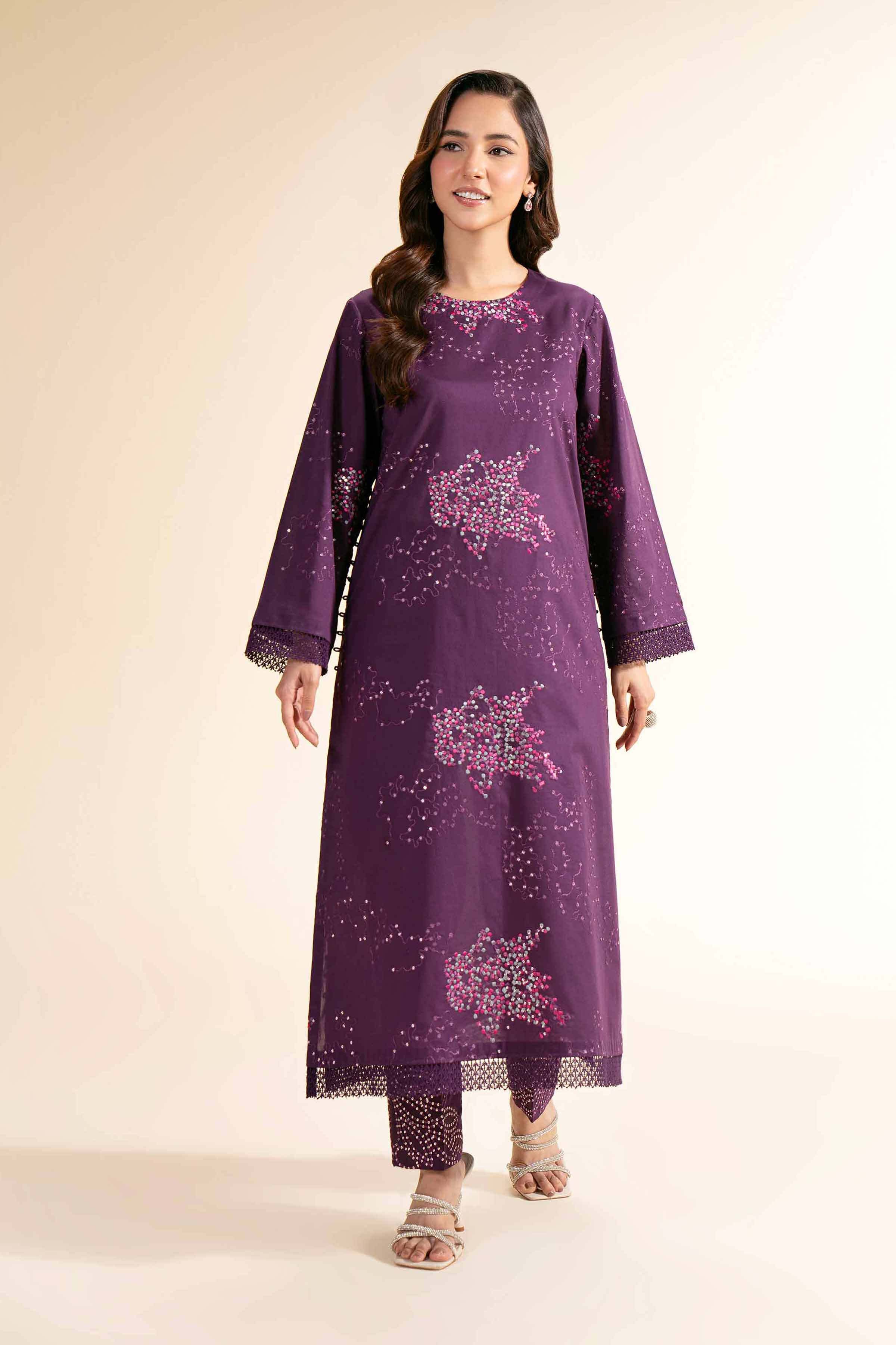 2 Piece - Dyed Embroidered Suit - 42501258 - Image 3